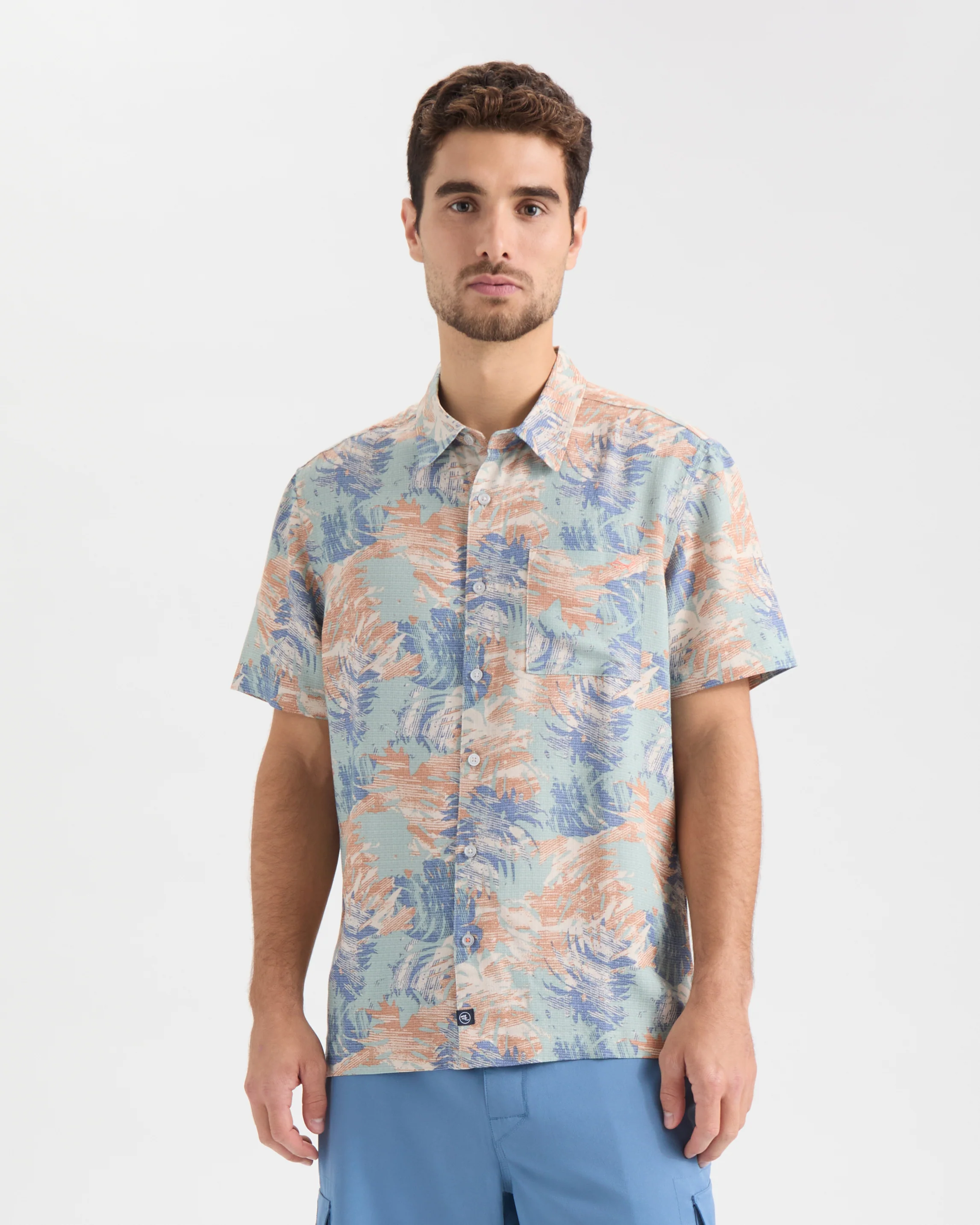 Men’s On Another Holiday Short Sleeve Woven Shirt - Image 2