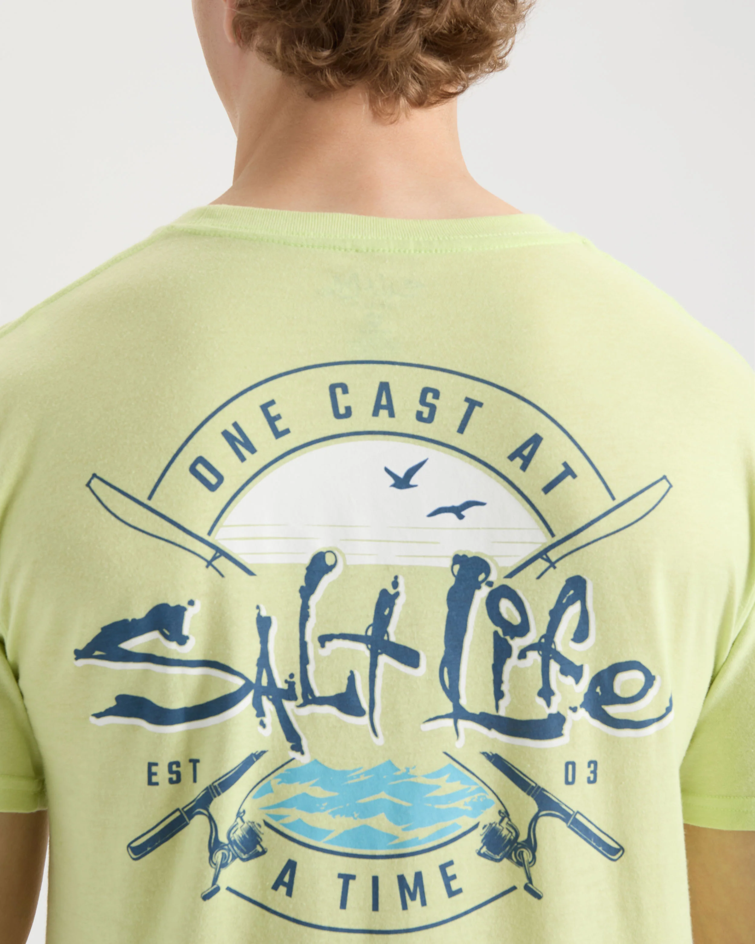 Men's One Cast at a Time Short Sleeve Tee - Image 5
