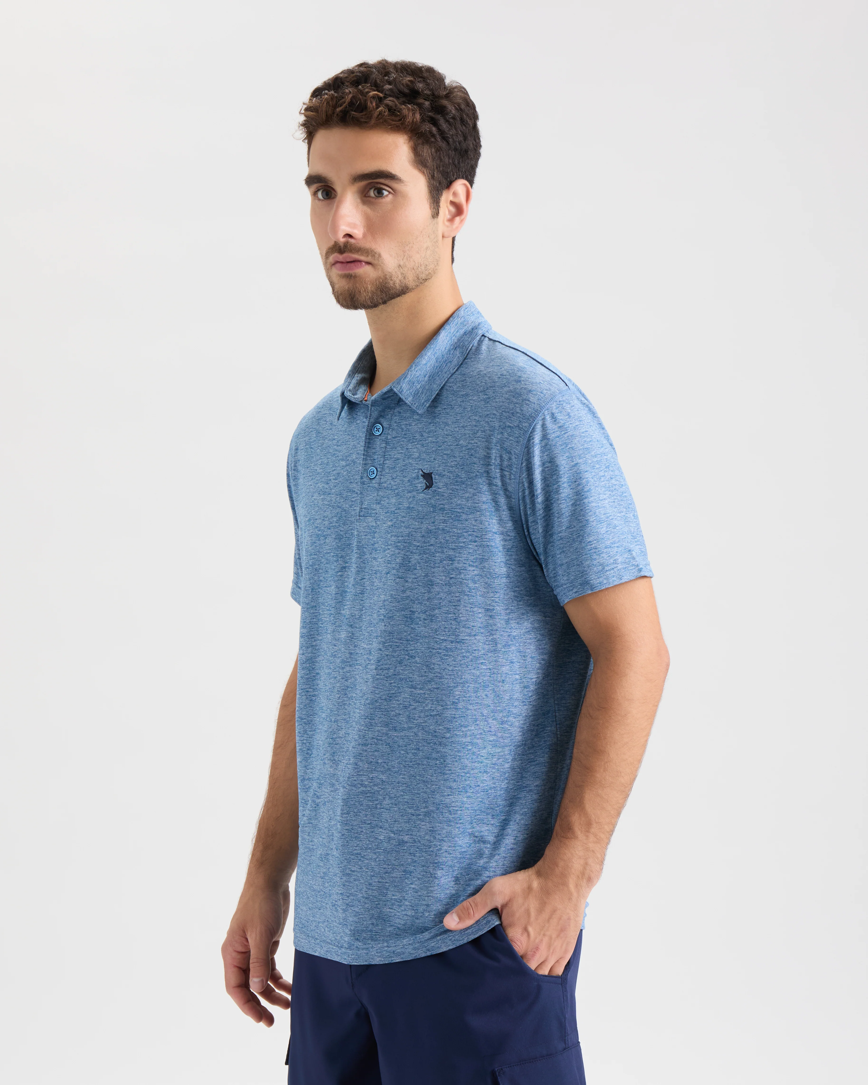 Men’s Outrigger Short Sleeve Polo - Image 3