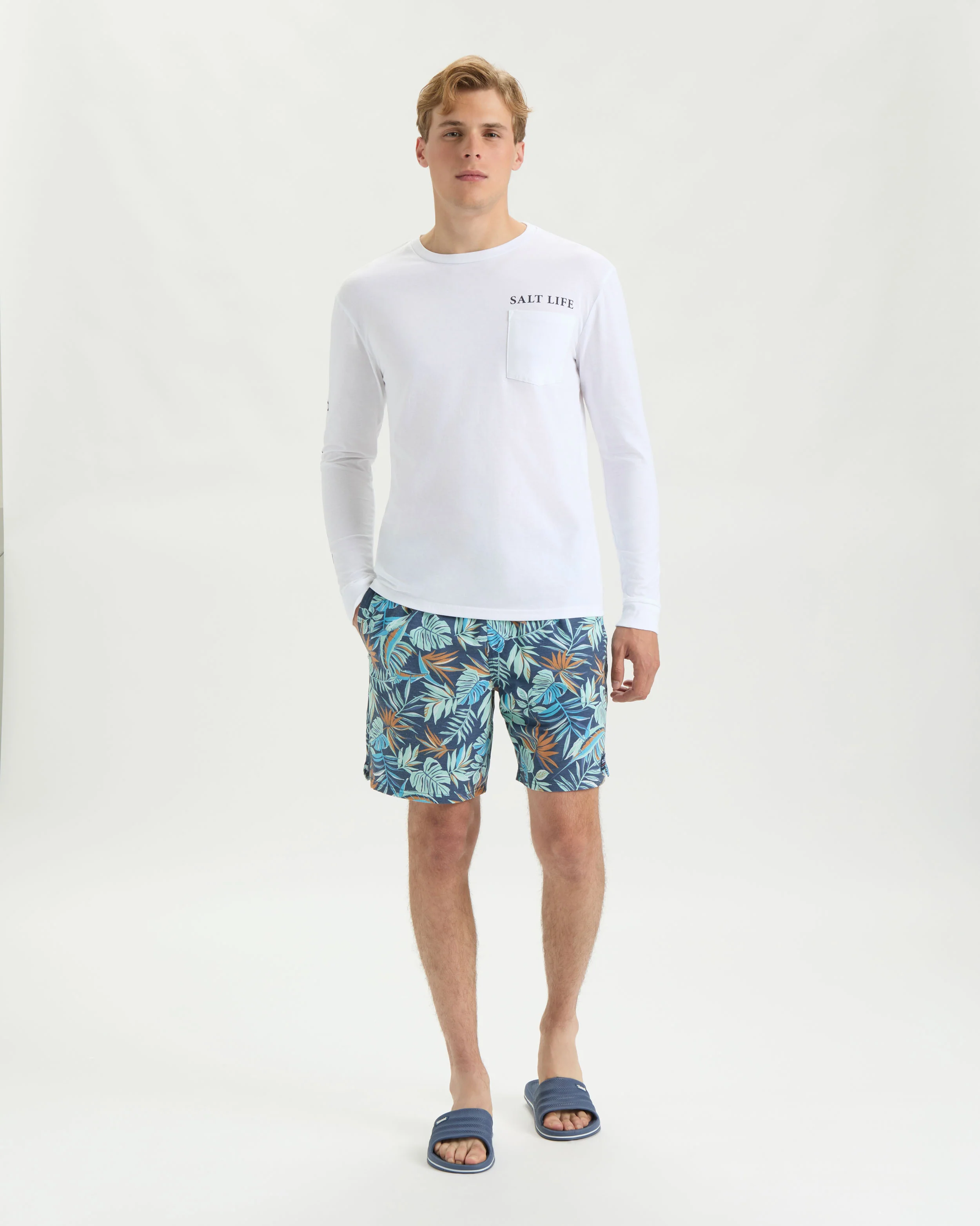 Men’s Painted Mahi Long Sleeve Shirt - Image 6