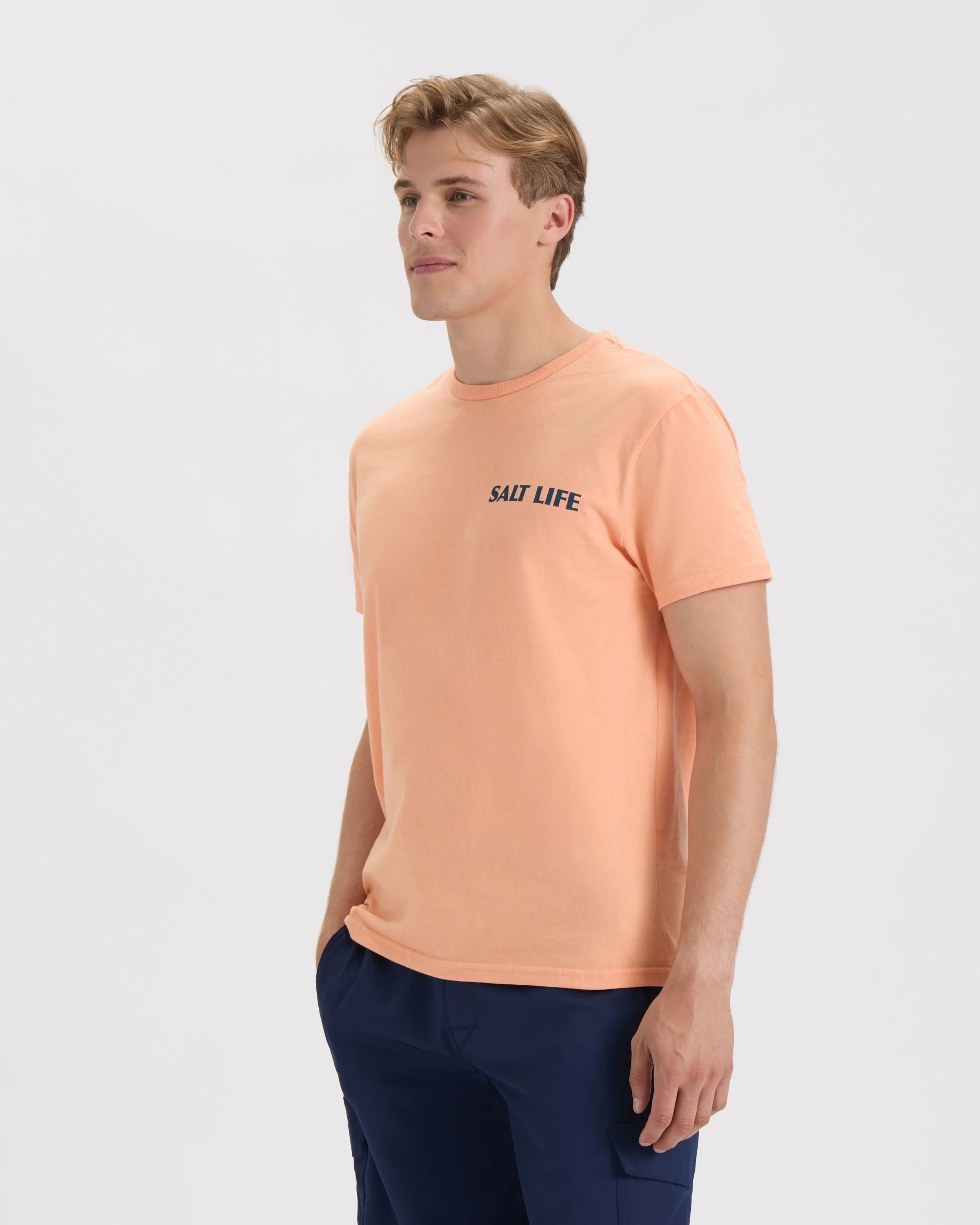 Men’s Palm Sunset Short Sleeve Tee - Image 3