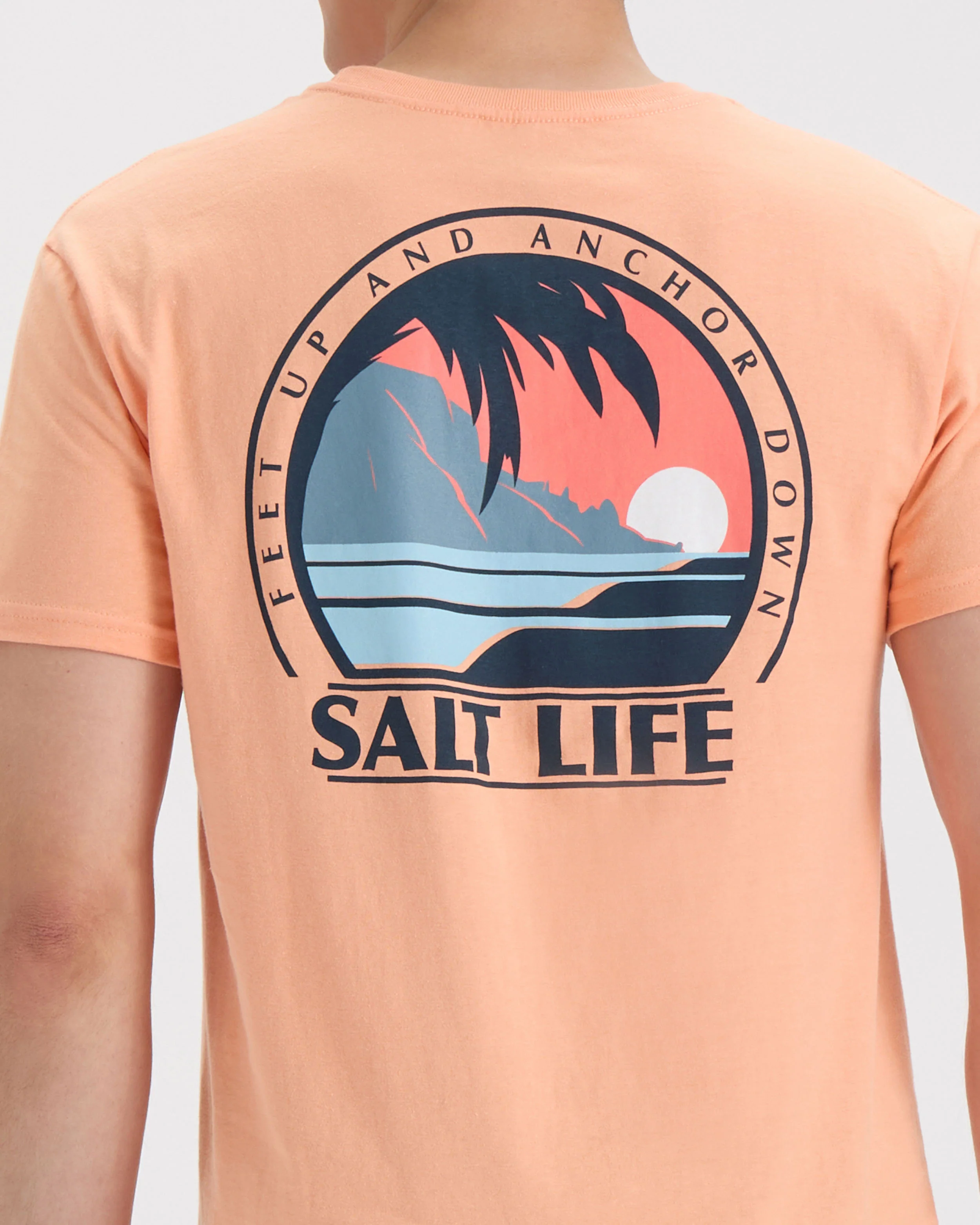 Men’s Palm Sunset Short Sleeve Tee - Image 5