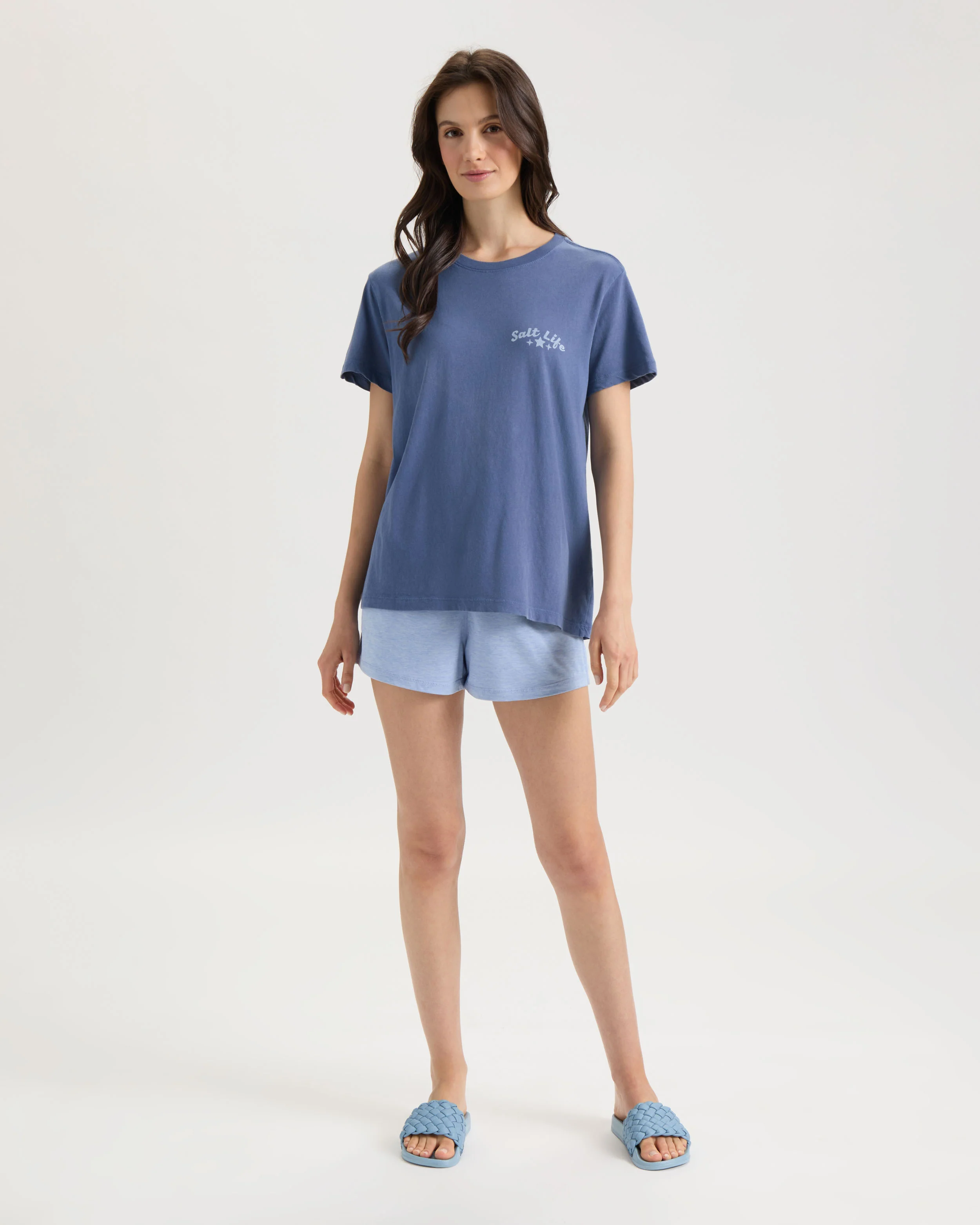 Women's Red White and Wave Short Sleeve Shirt - Image 6