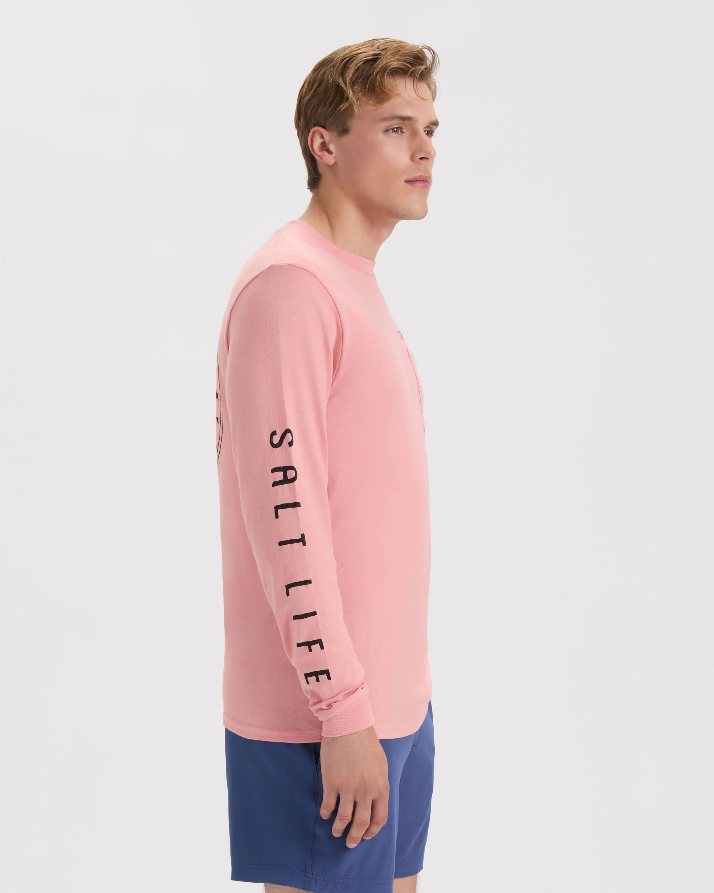 Men's Redfish and Stripes Long Sleeve Shirt - Image 3