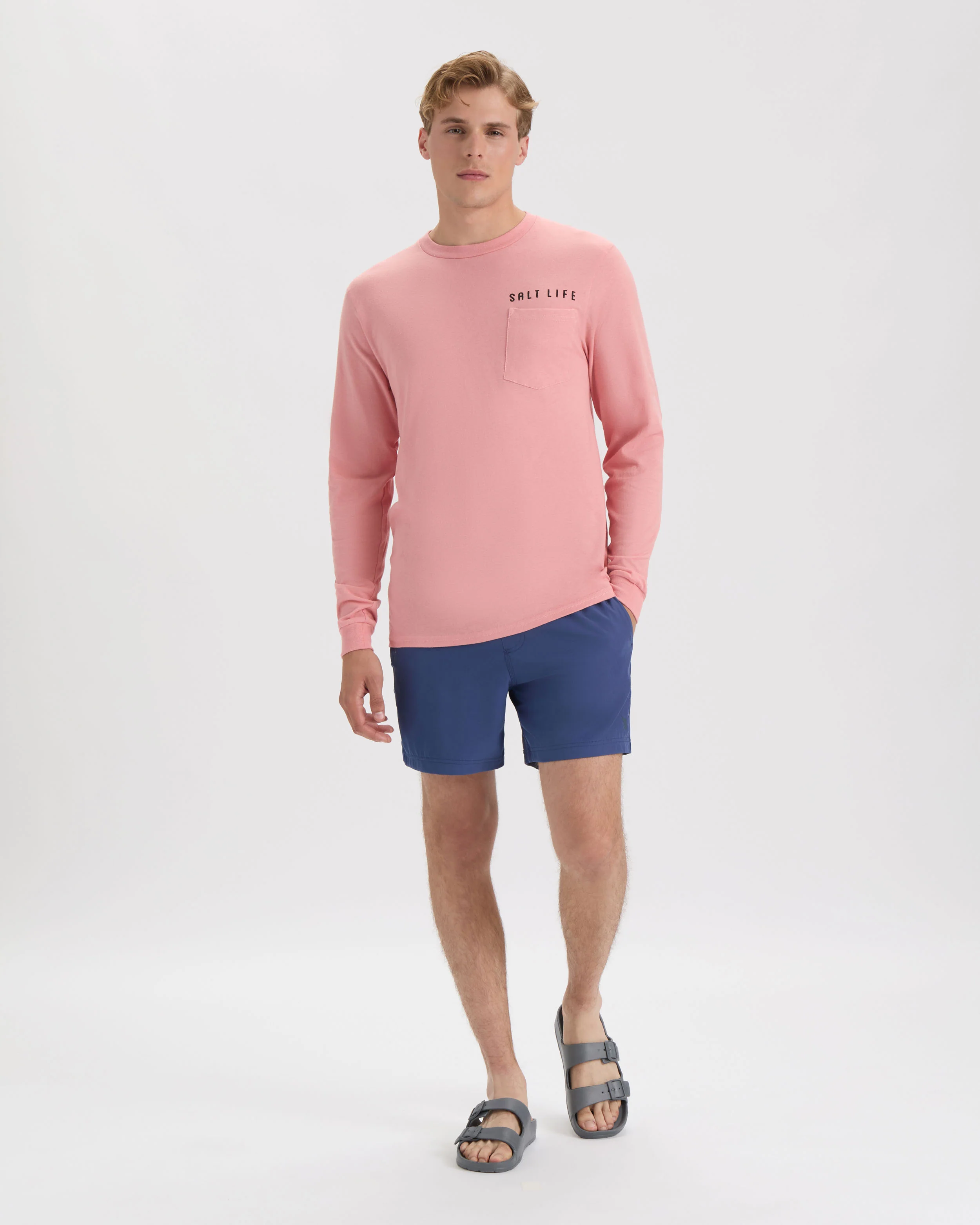 Men's Redfish and Stripes Long Sleeve Shirt - Image 6