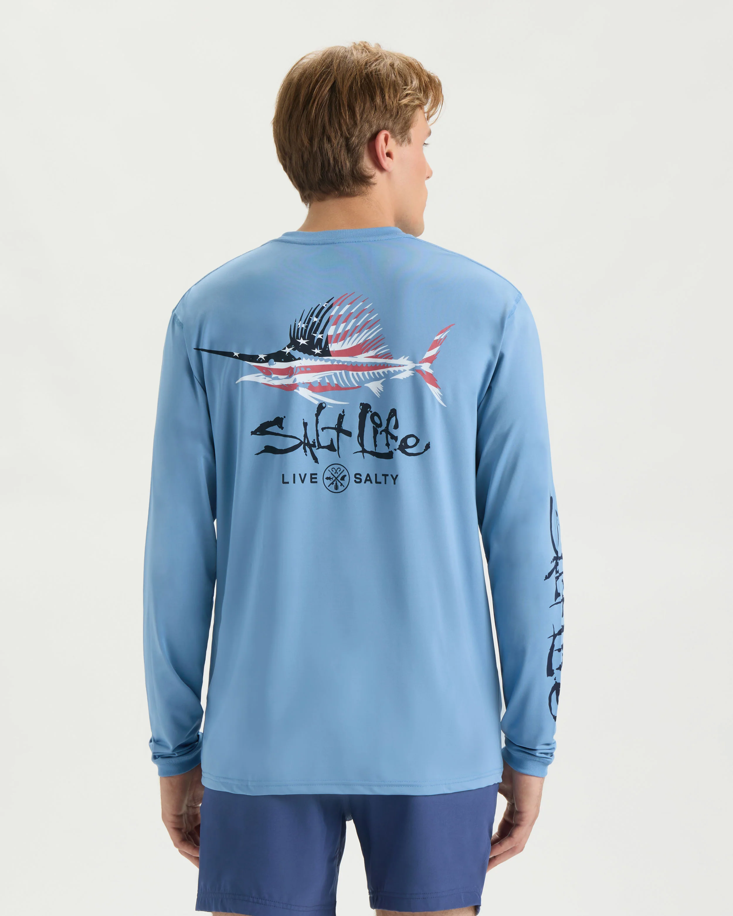 Men's Sailfish N' Bones SLX Performance Long Sleeve Shirt - Image 4