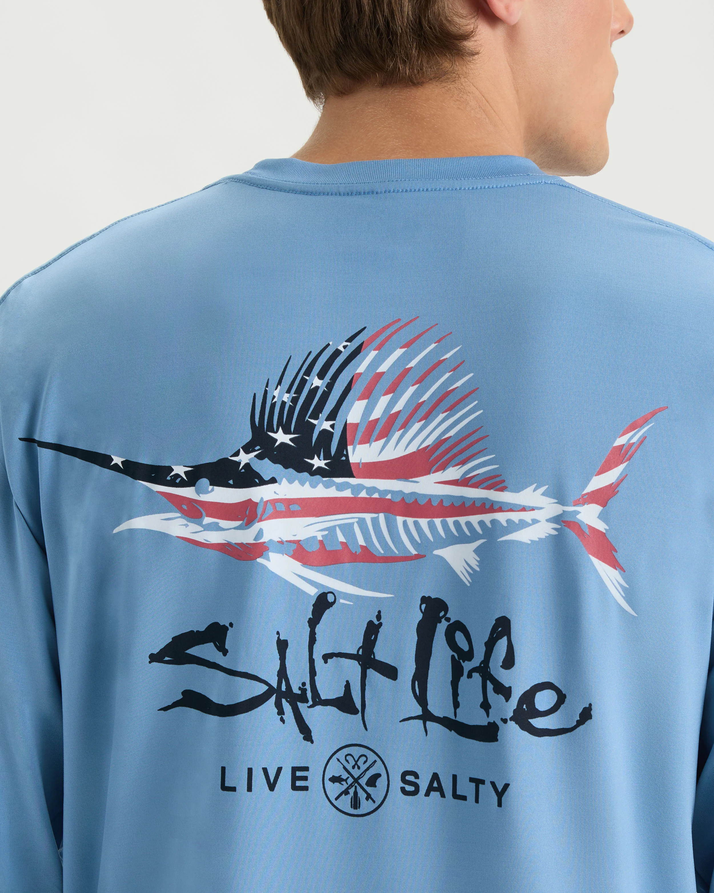 Men's Sailfish N' Bones SLX Performance Long Sleeve Shirt - Image 5