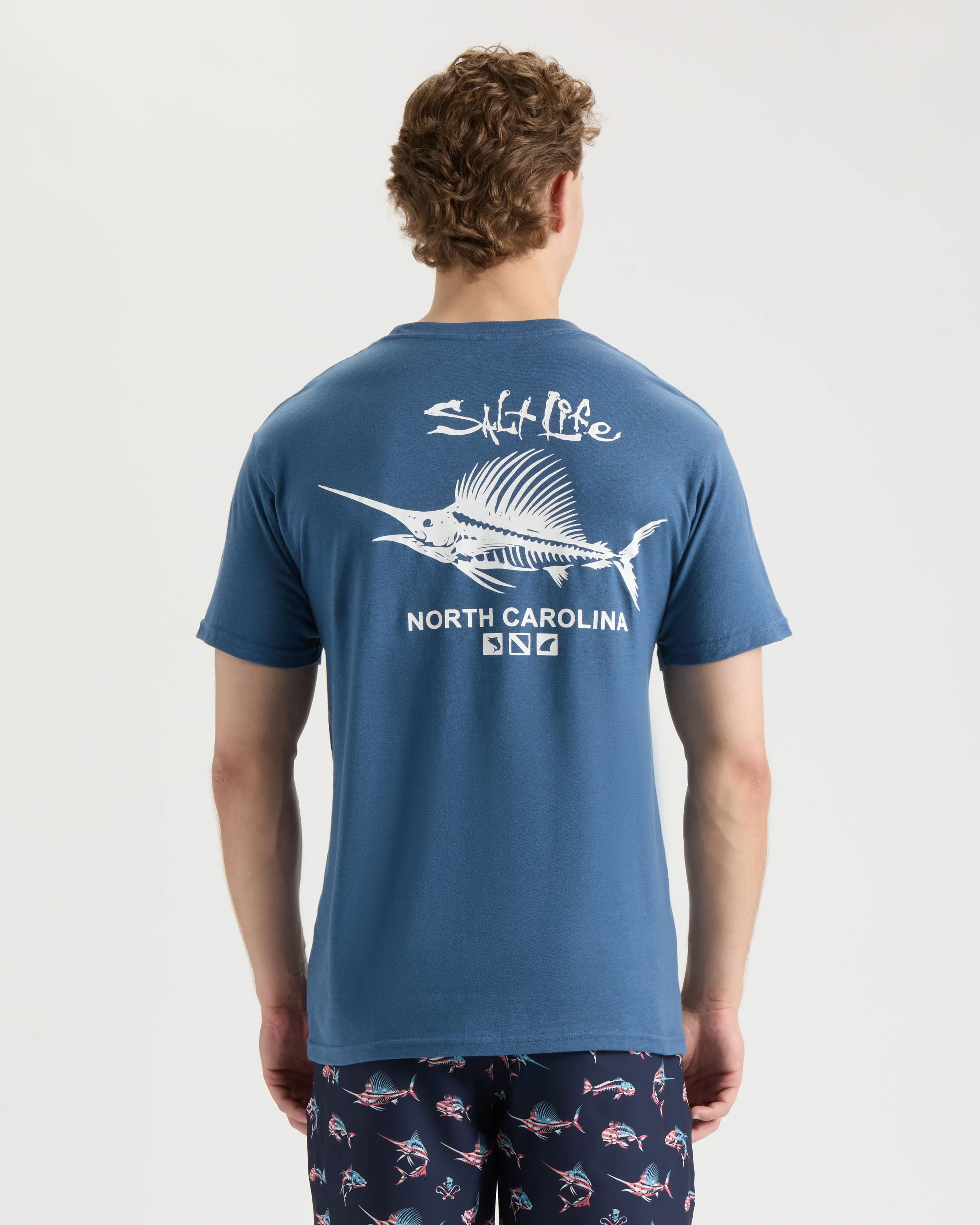 Men's Sailfish N' Bones NC Short Sleeve Tee - Image 3