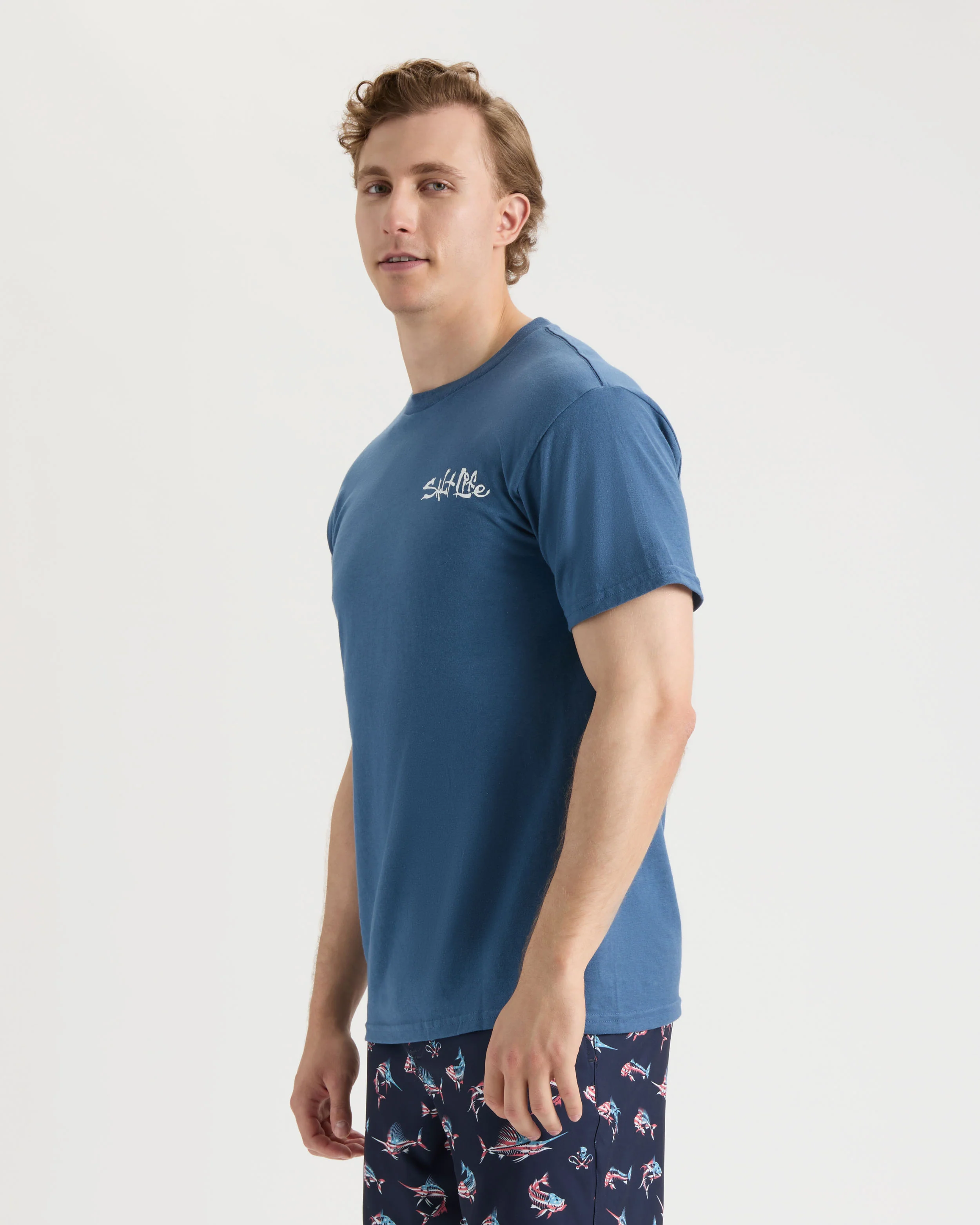 Men's Sailfish N' Bones NC Short Sleeve Tee - Image 4