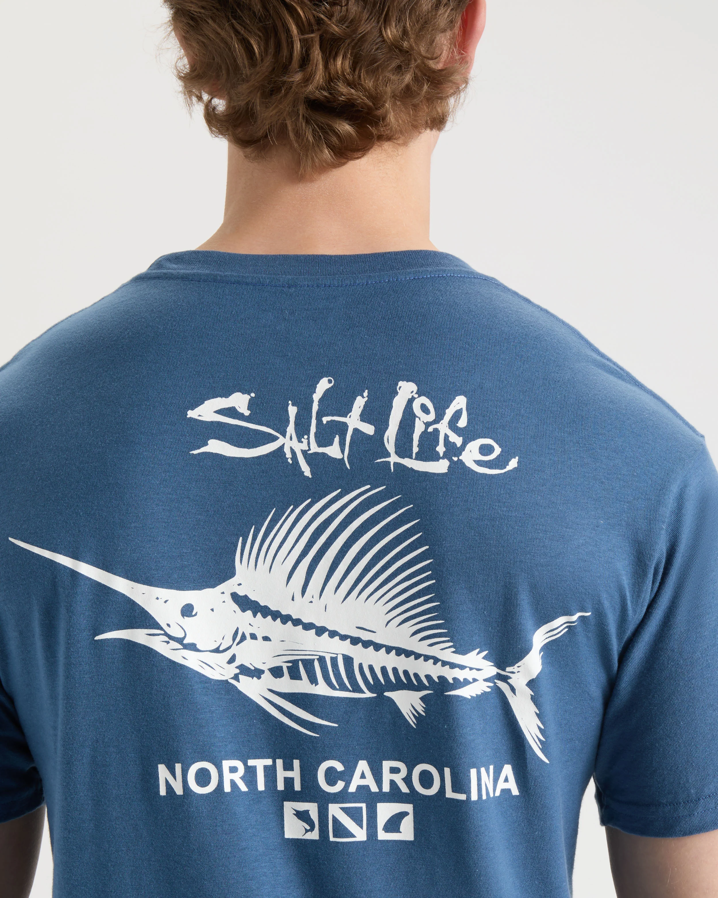 Men's Sailfish N' Bones NC Short Sleeve Tee - Image 5