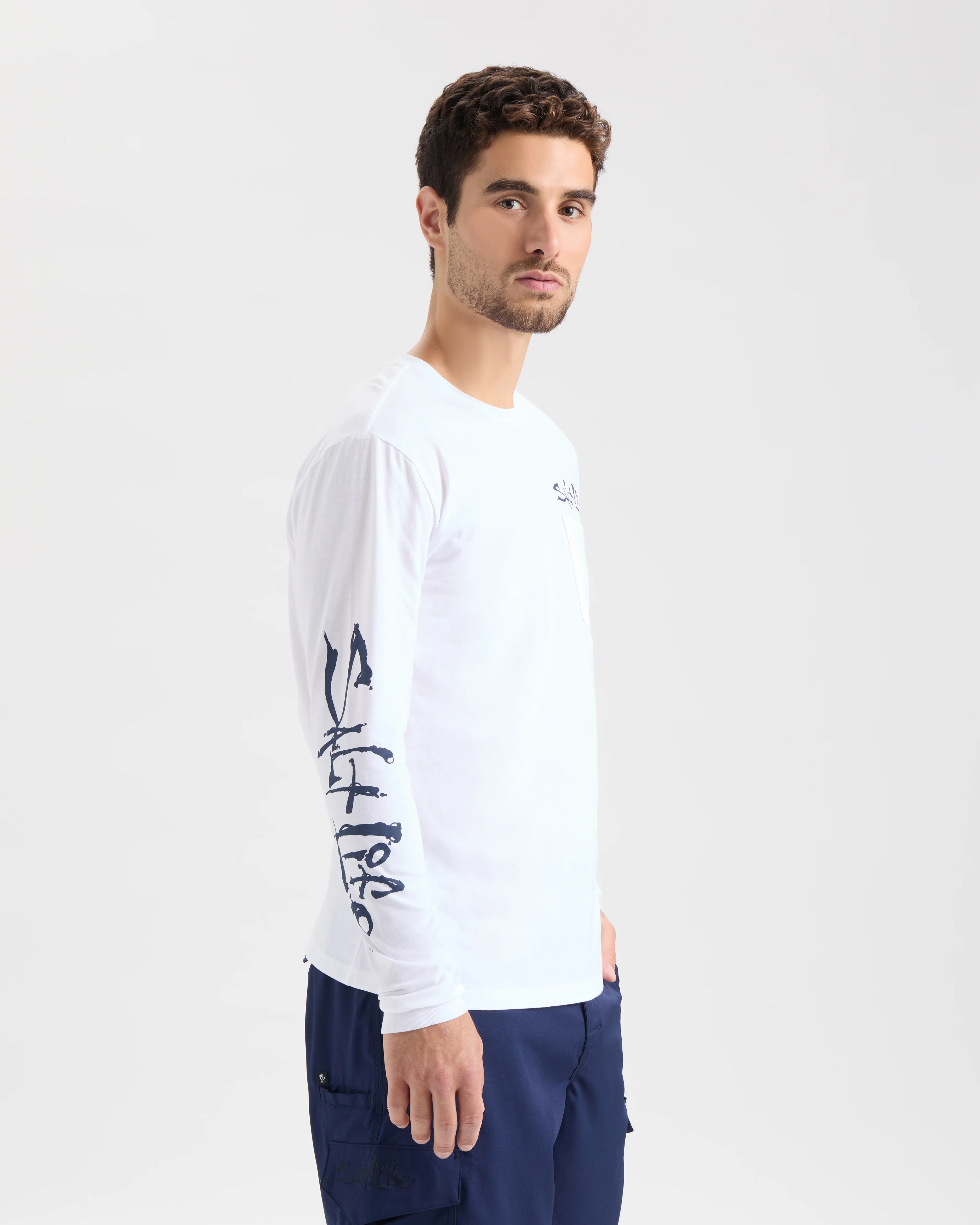 Men’s Sailfish ‘N Bones Long Sleeve Shirt - Image 3