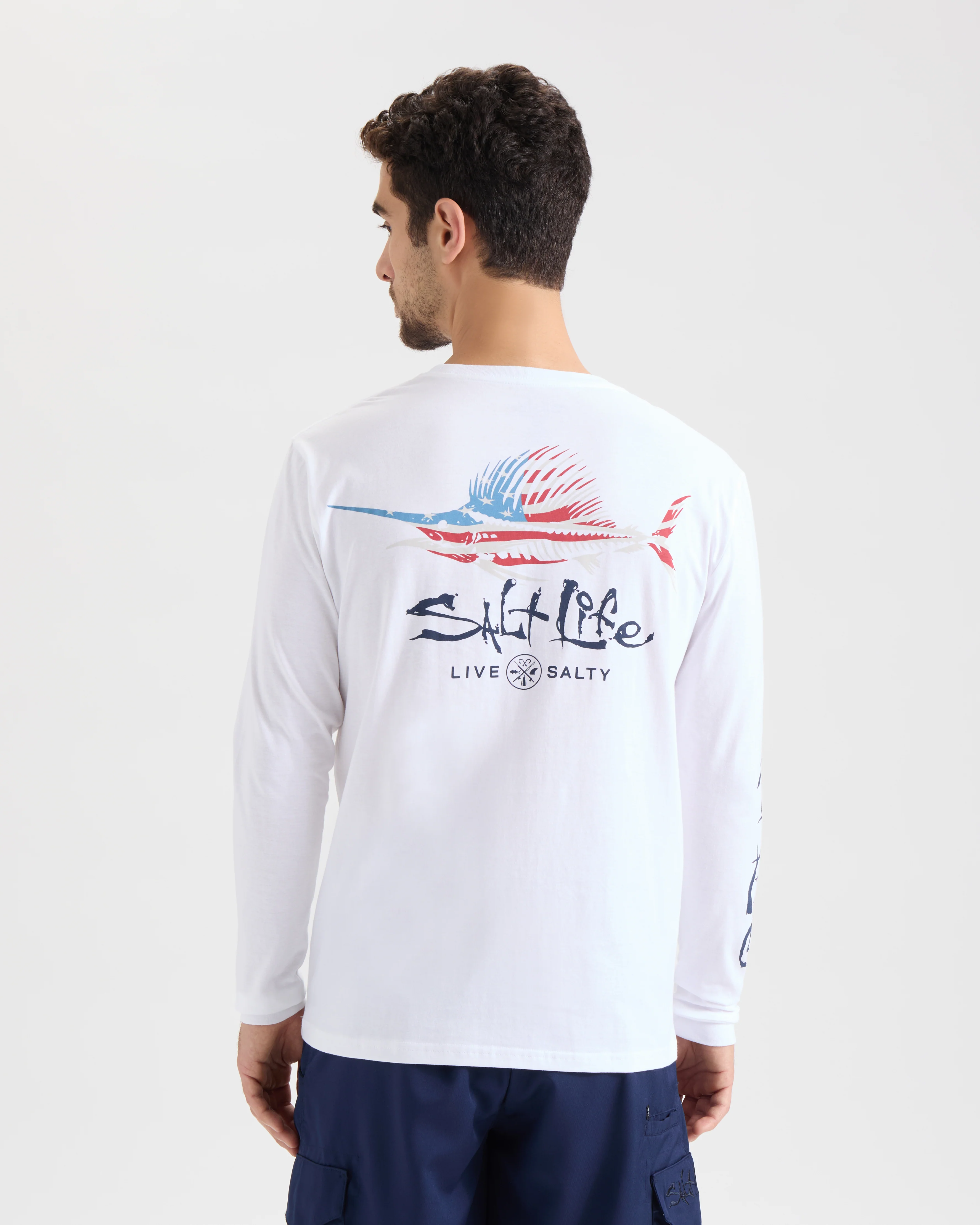 Men’s Sailfish ‘N Bones Long Sleeve Shirt - Image 4