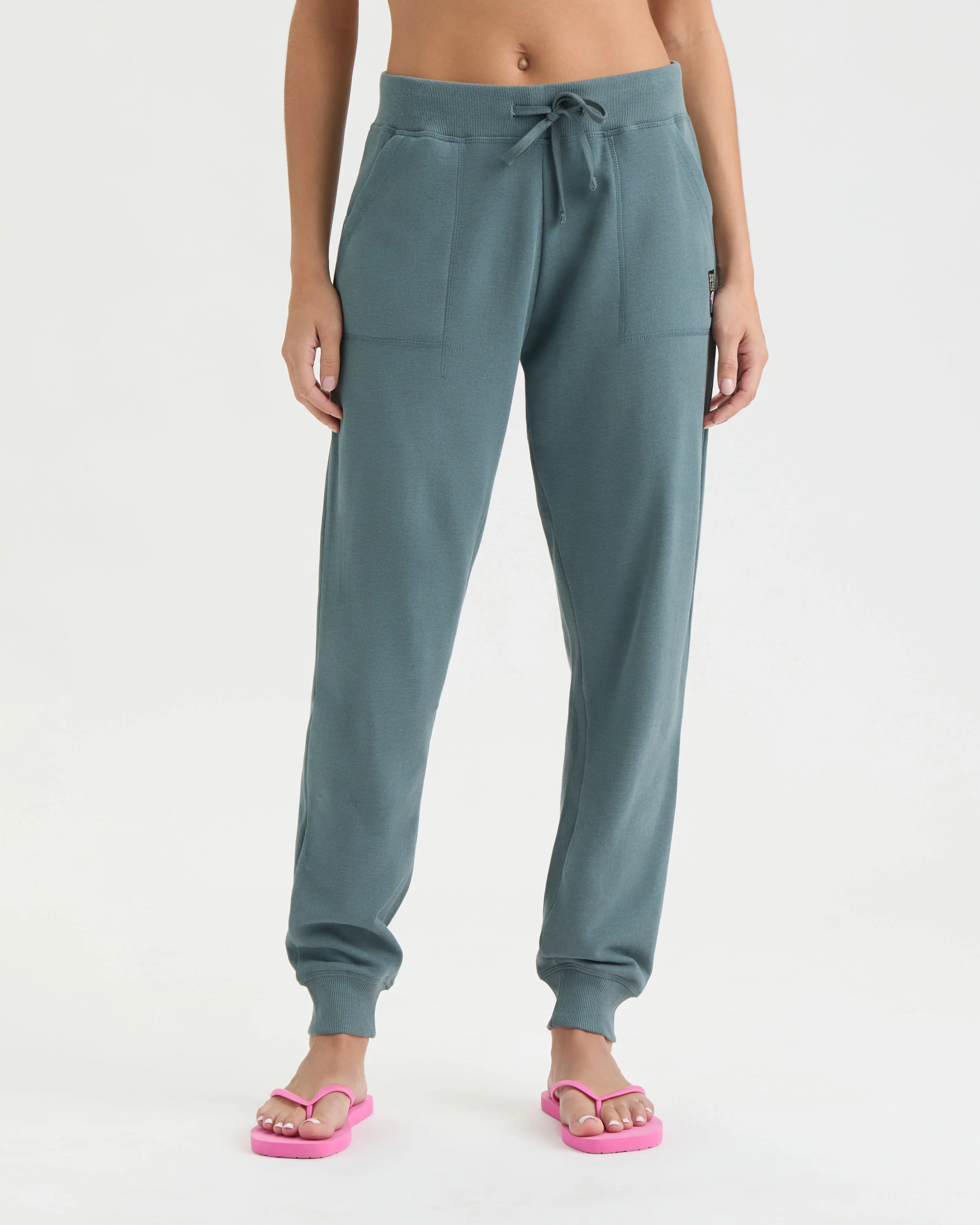 Women's Saltsations Ocean Washed Fleece Joggers - Image 4