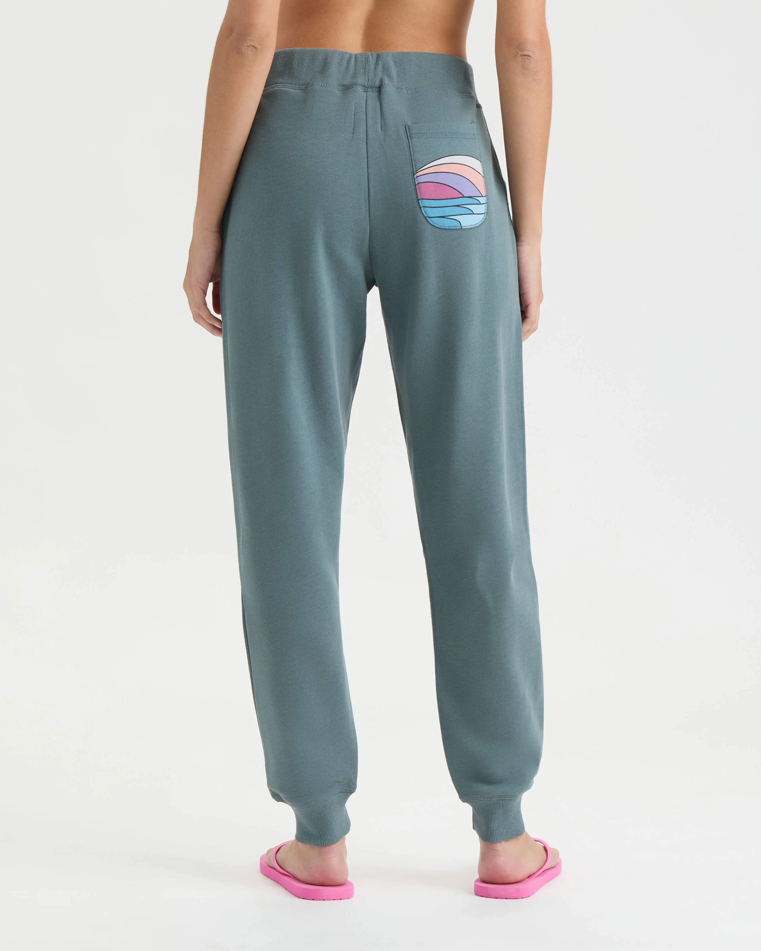 Women's Saltsations Ocean Washed Fleece Joggers - Image 6