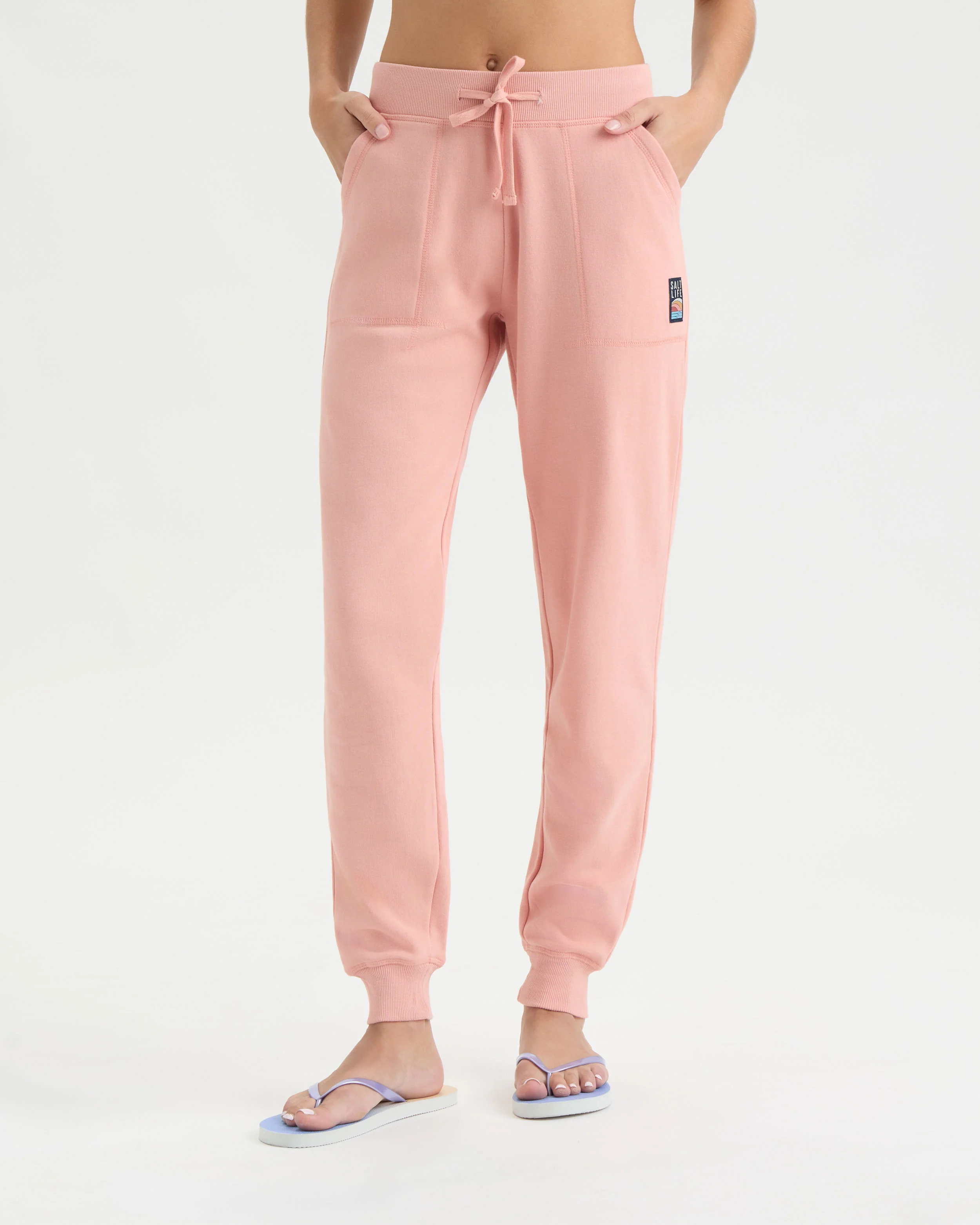 Women's Saltsations Ocean Washed Fleece Joggers - Image 4