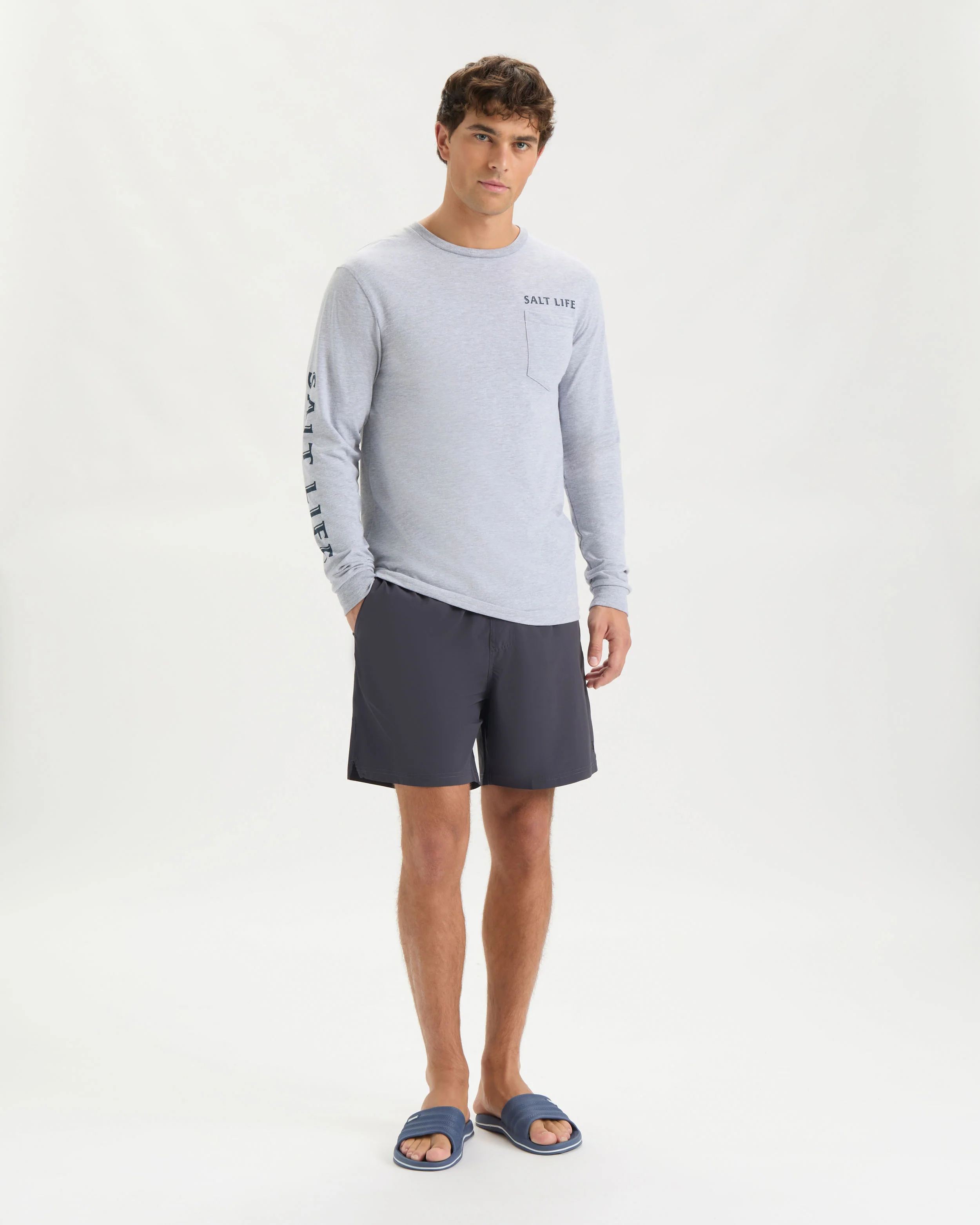 Men's Salty Honor Bones Long Sleeve Shirt - Image 6