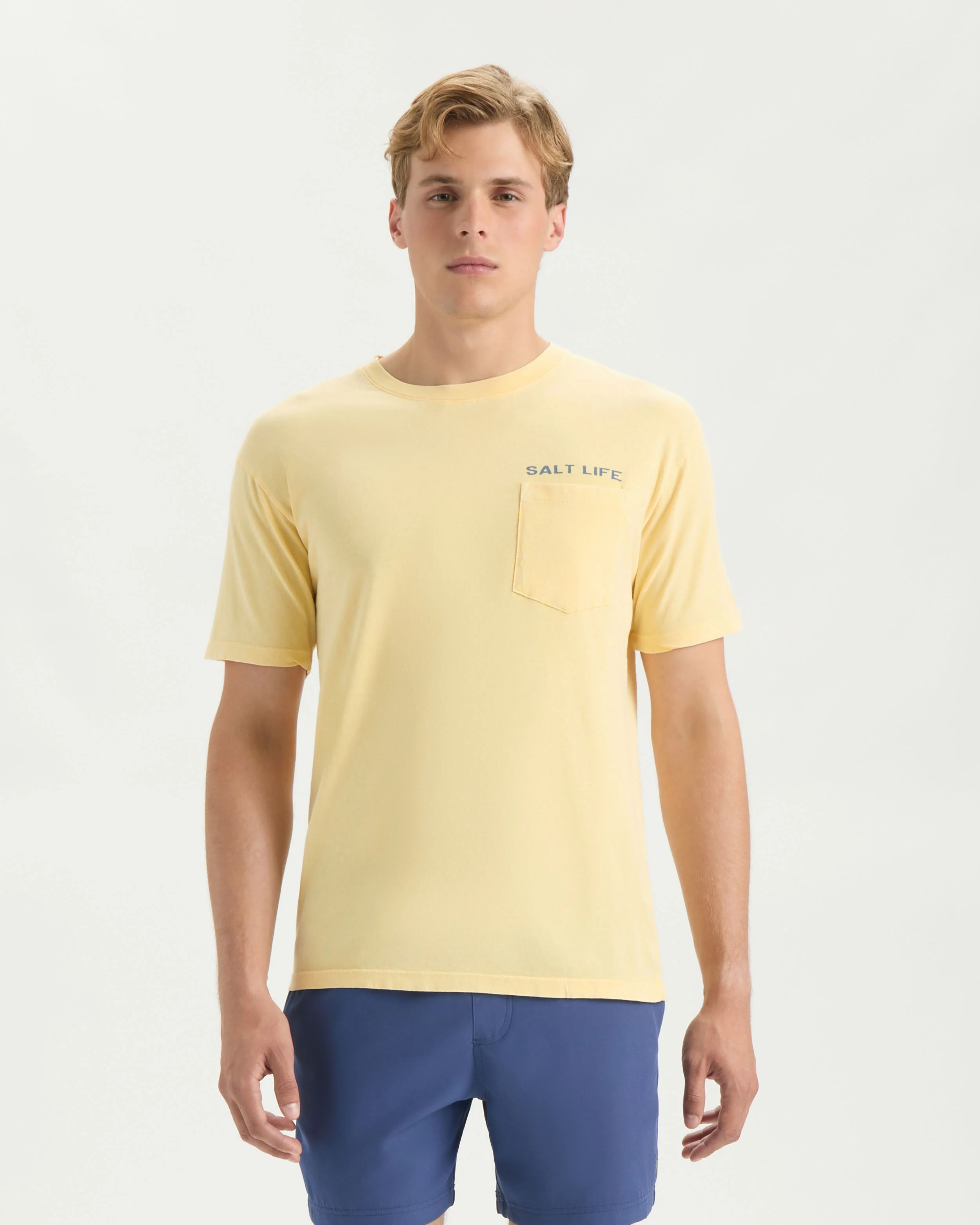 Men’s Salty Lineup Short Sleeve Tee - Image 2