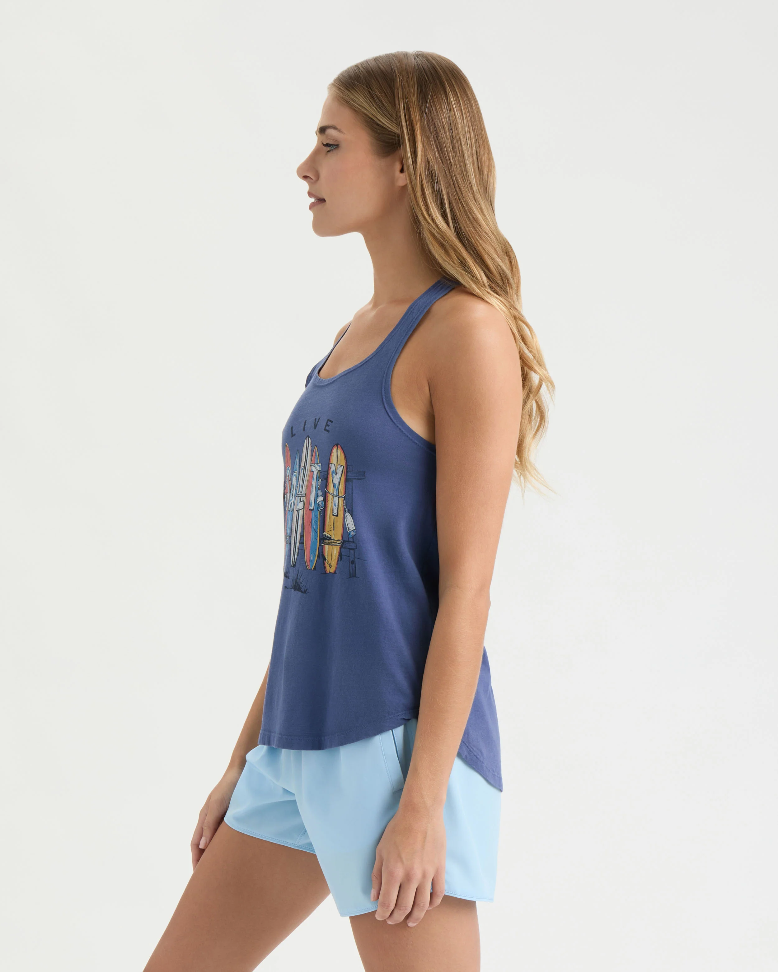Women’s Salty Lineup Tank Top - Image 5