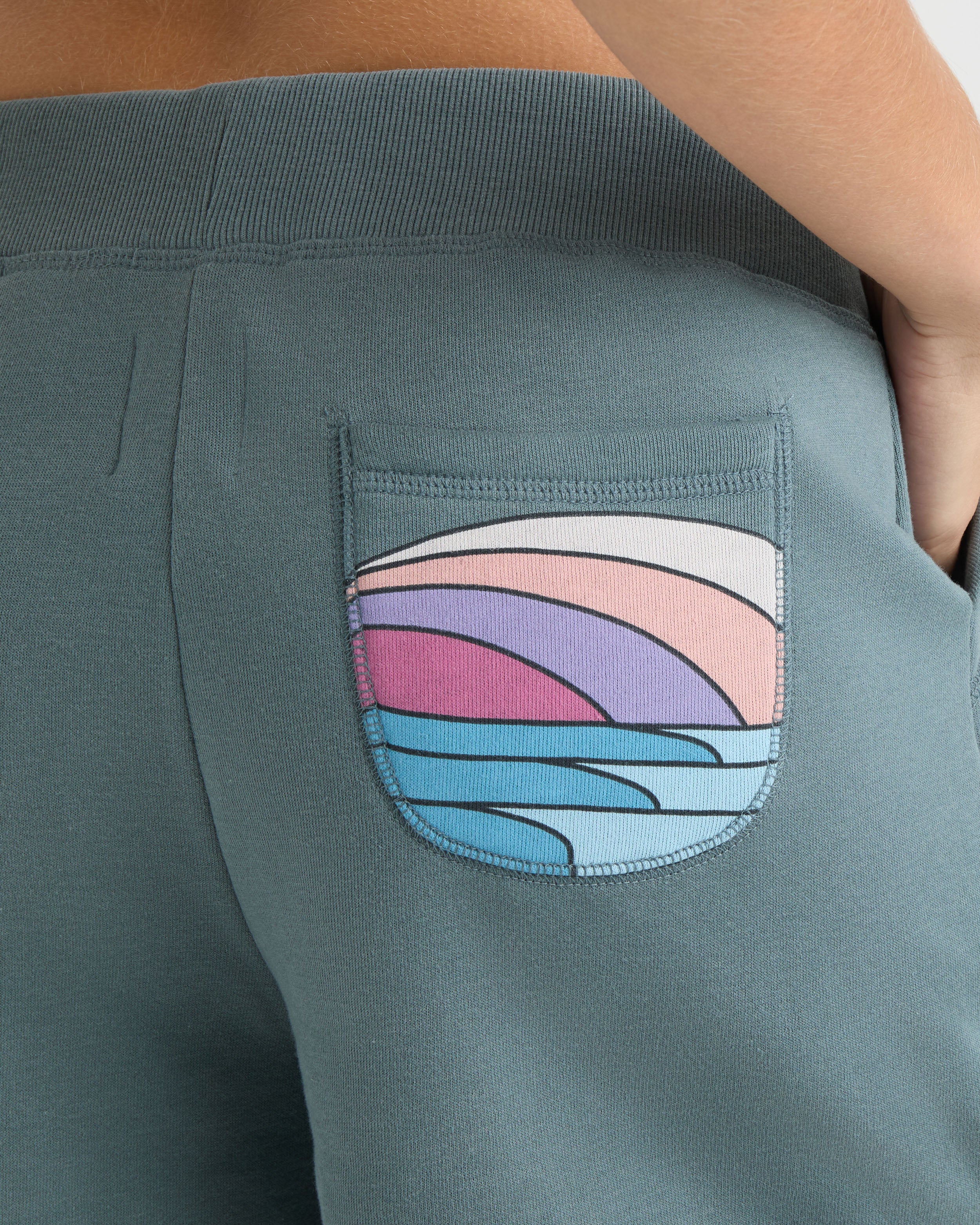 Women’s Salty Sunset Lounge Shorts - Image 7