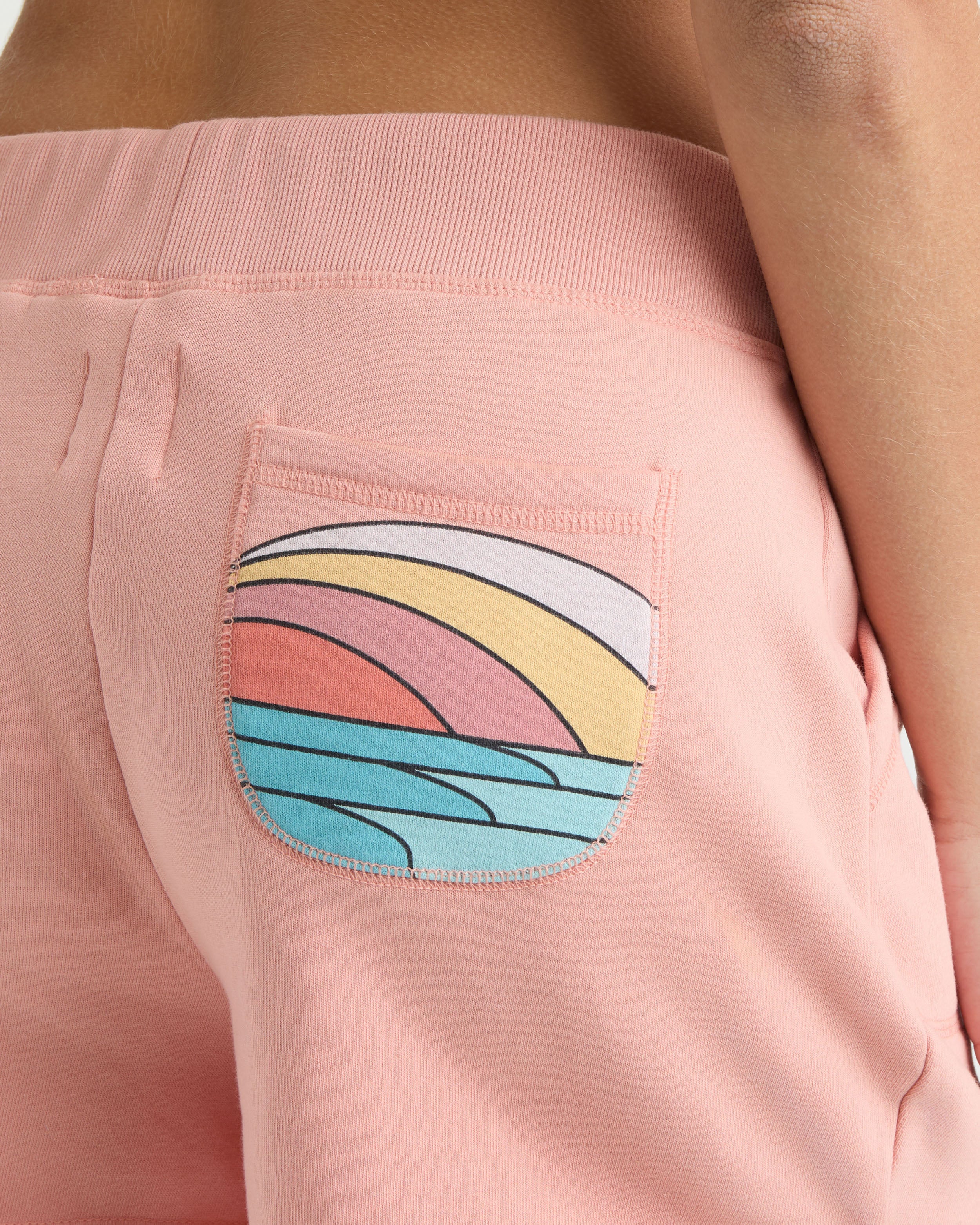 Women’s Salty Sunset Lounge Shorts - Image 7