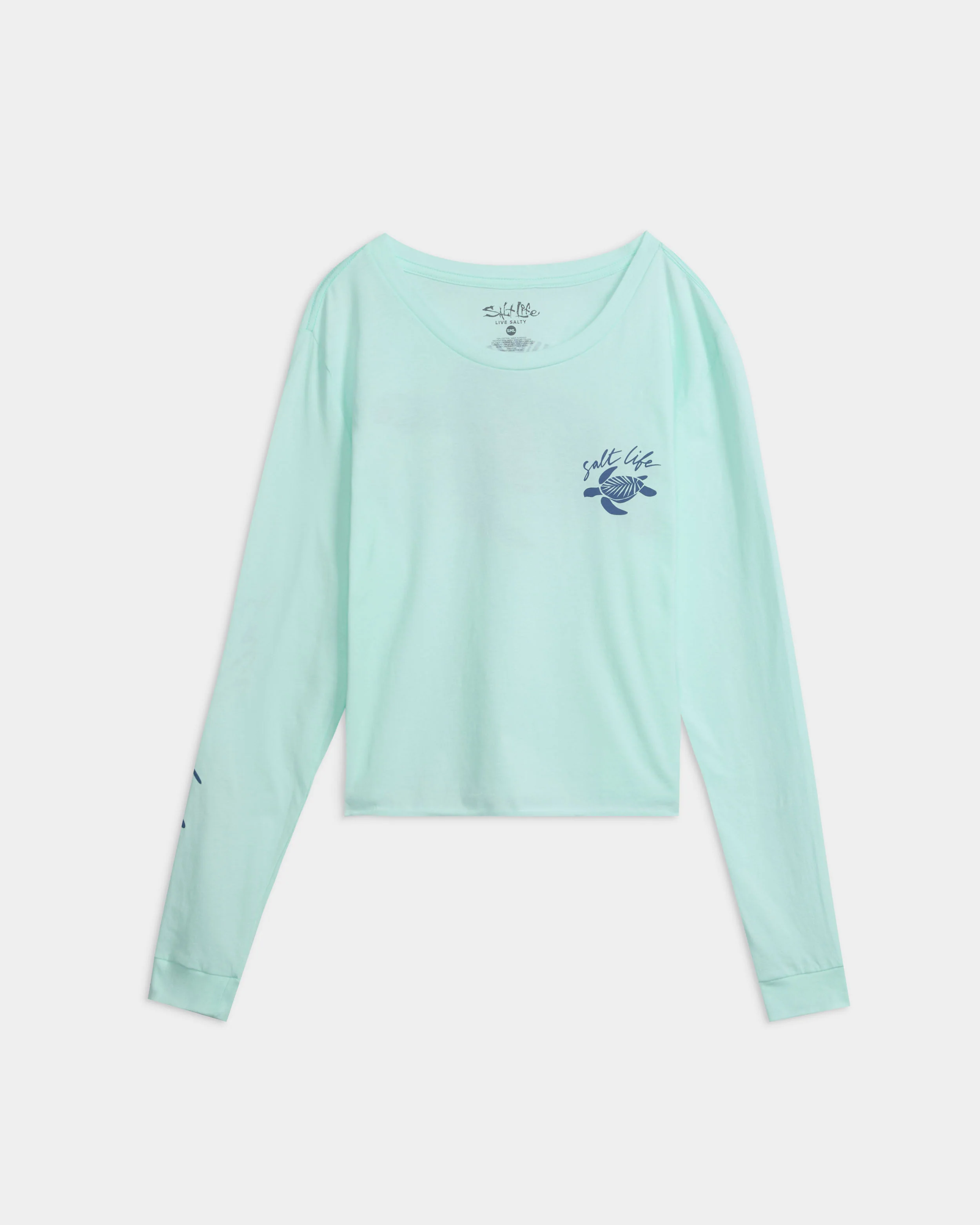 Women’s Sea Cruiser Cropped Long Sleeve Shirt - Image 7