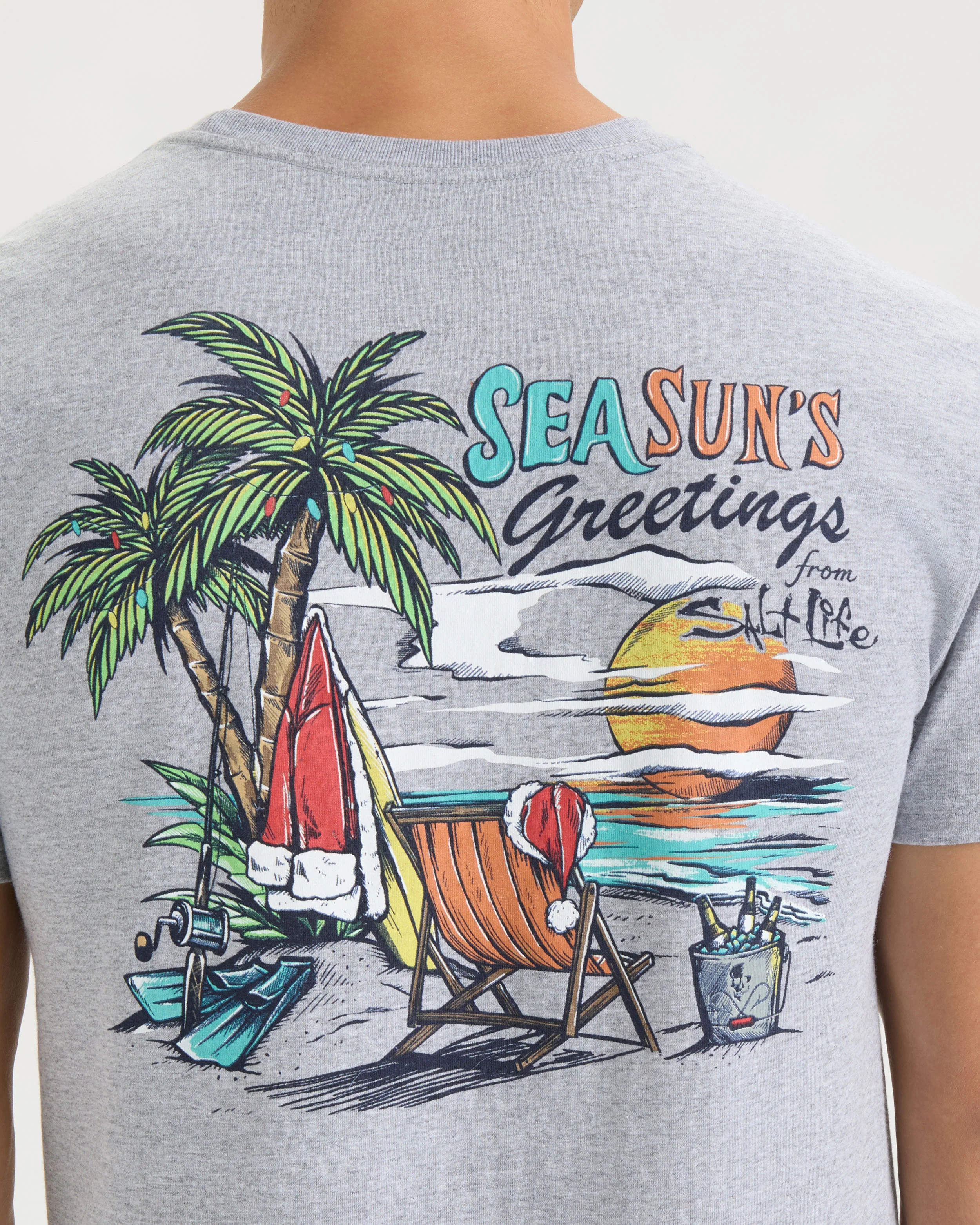 Men’s Sea Suns Greeting Short Sleeve Tee - Image 5