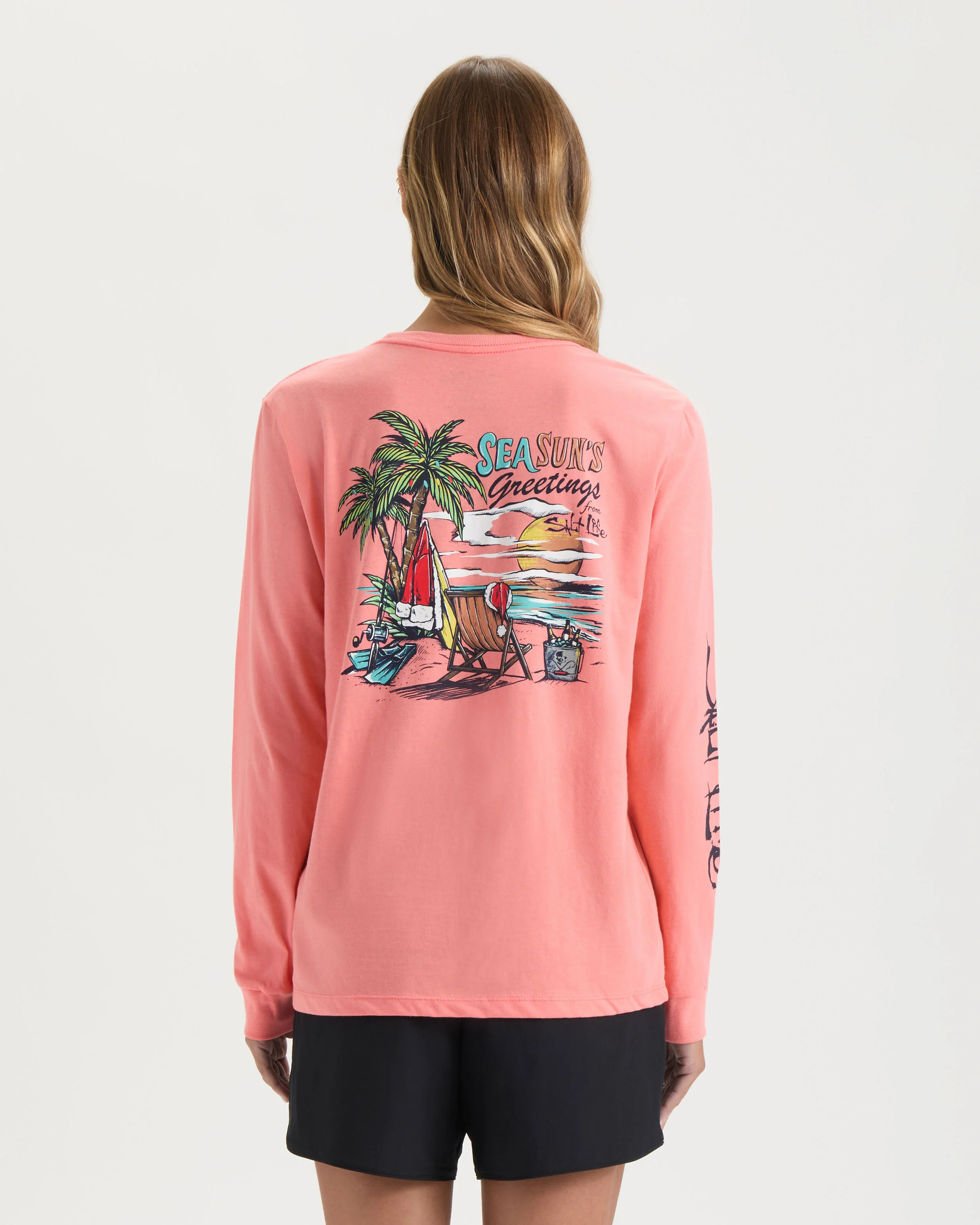 Women’s Sea Suns Greetings Long Sleeve Shirt - Image 4