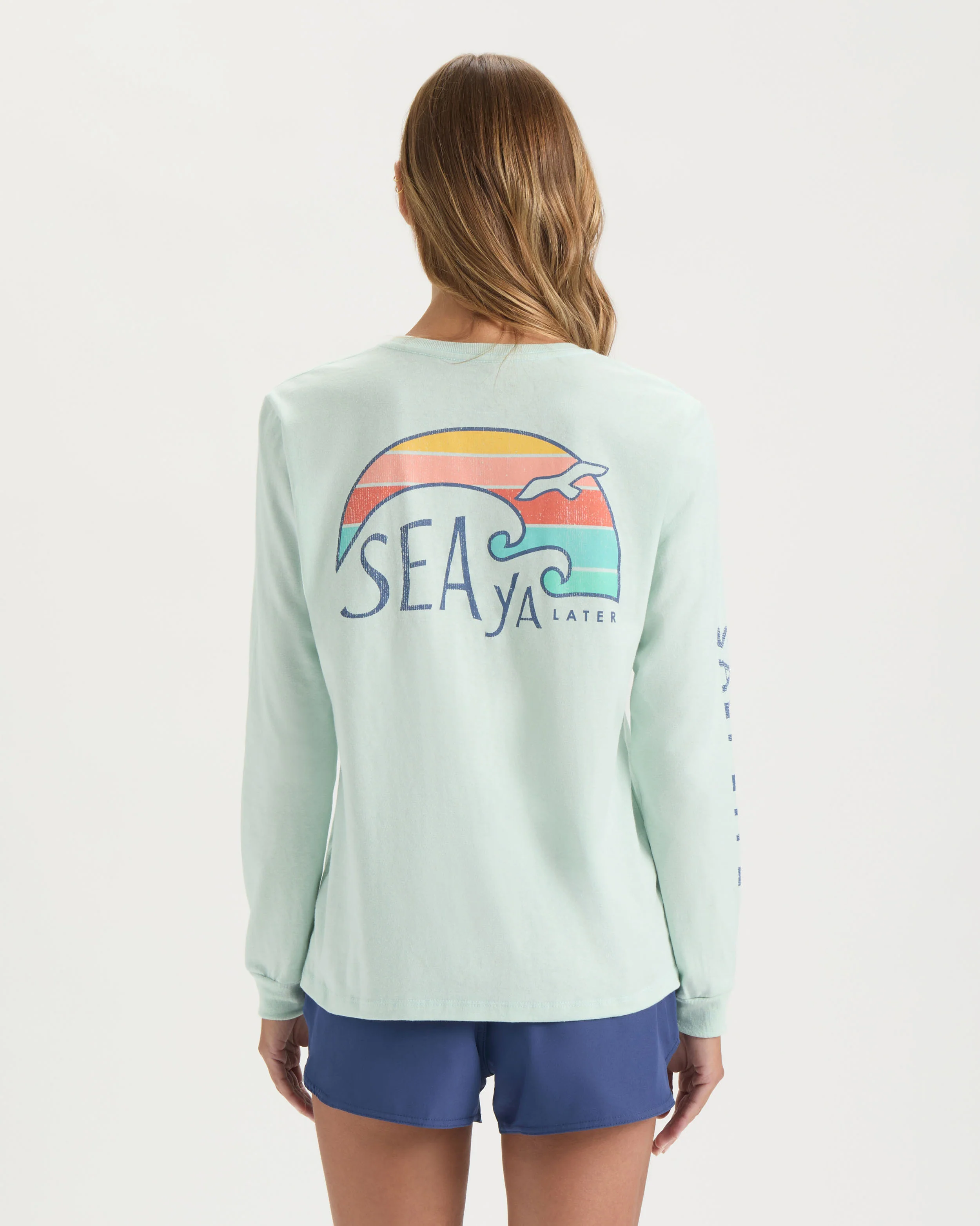 Women’s Sea Ya Later Long Sleeve Shirt - Image 4