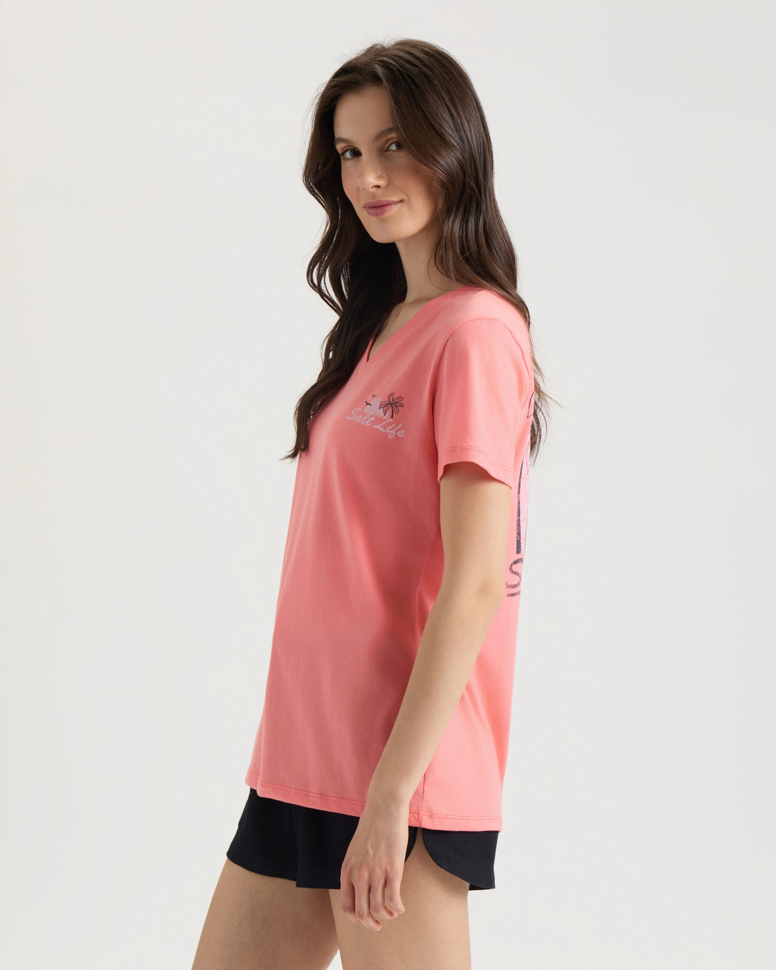 Women's Serial Chiller V-Neck Short Sleeve Shirt - Image 4