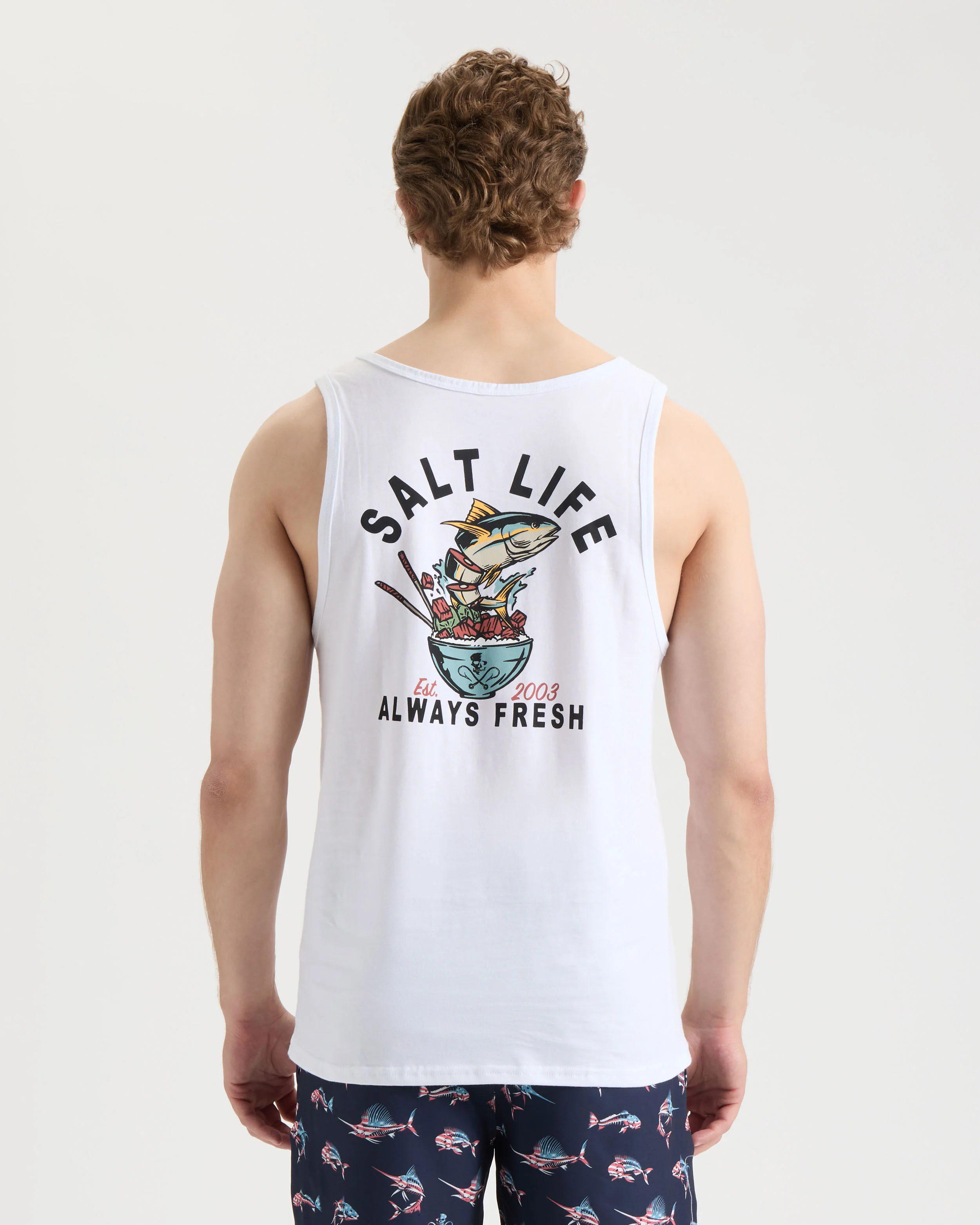 Men's Served Fresh Tank Top - Image 3