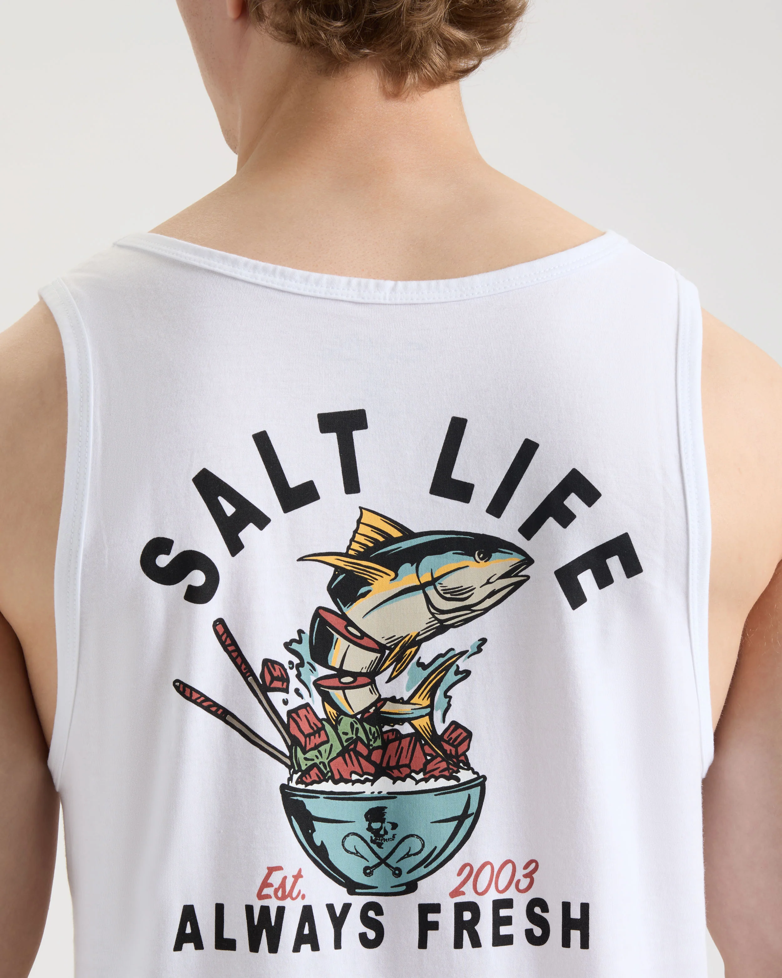 Men's Served Fresh Tank Top - Image 5