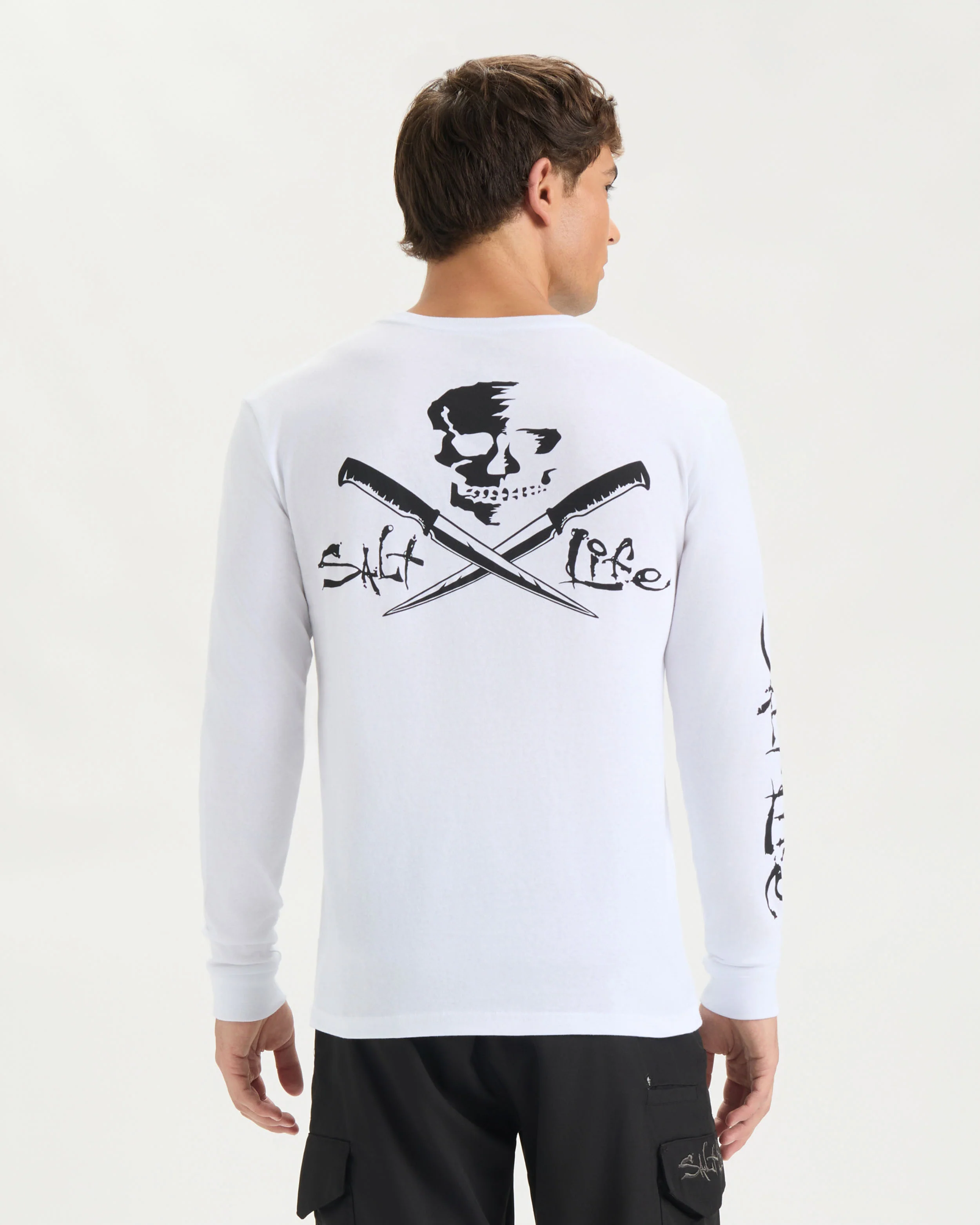 Men’s Skull and Fillet Long Sleeve Shirt - Image 4