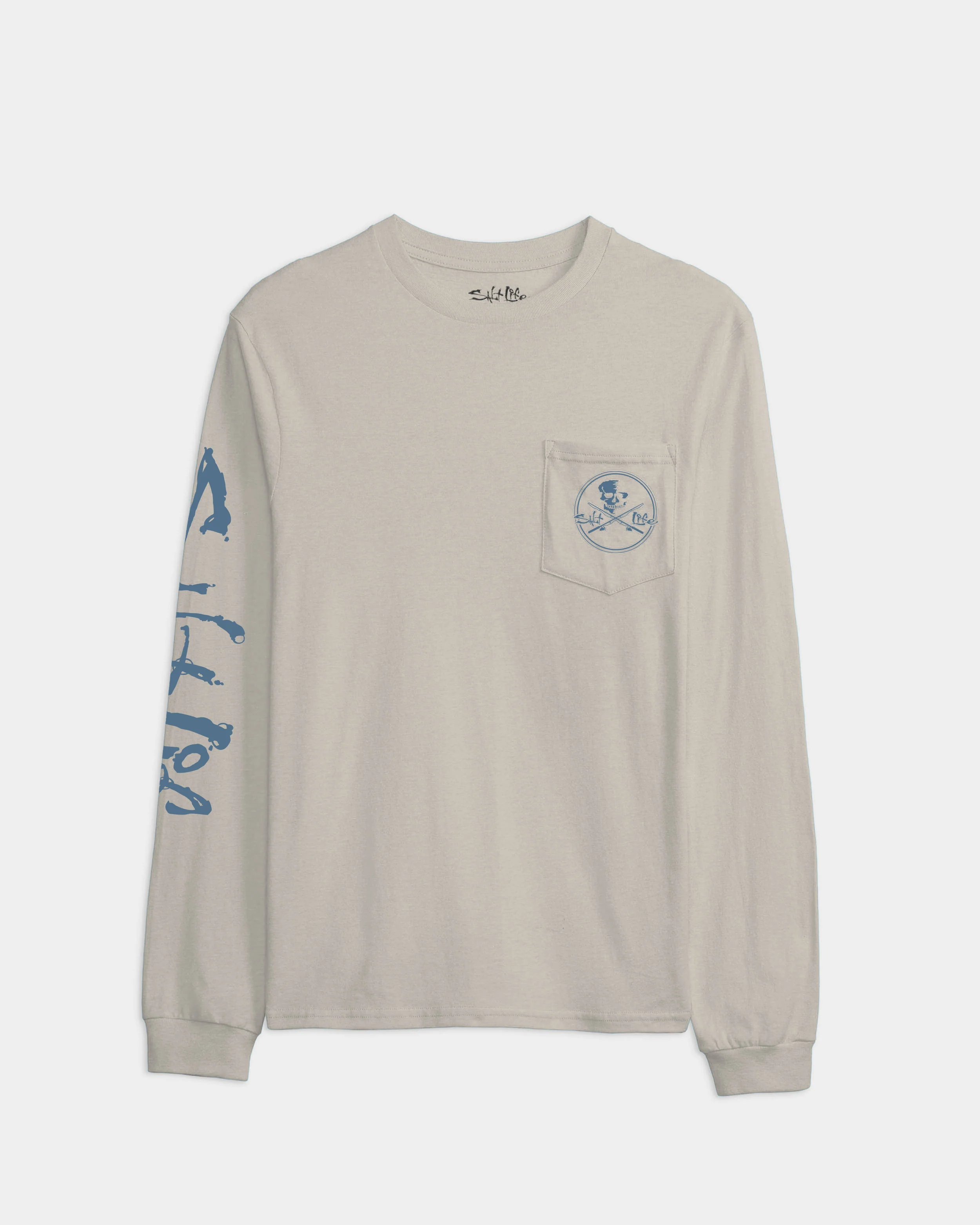 Men's Skull and Poles Long Sleeve Shirt - Image 2