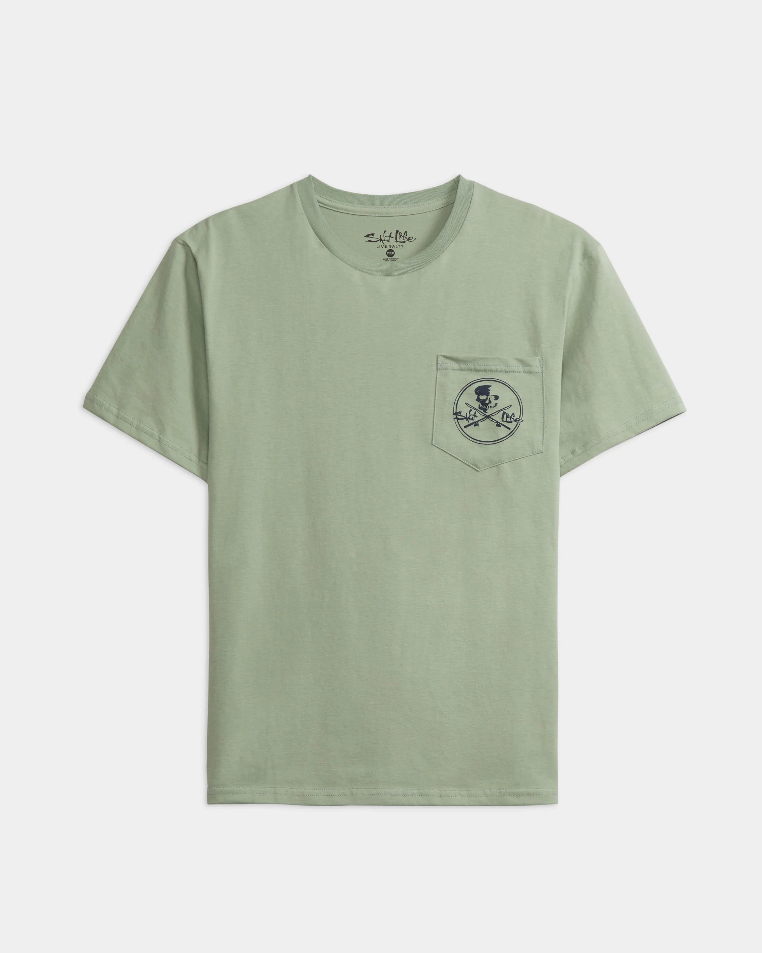 Men's Skull and Poles Short Sleeve Tee - Image 2