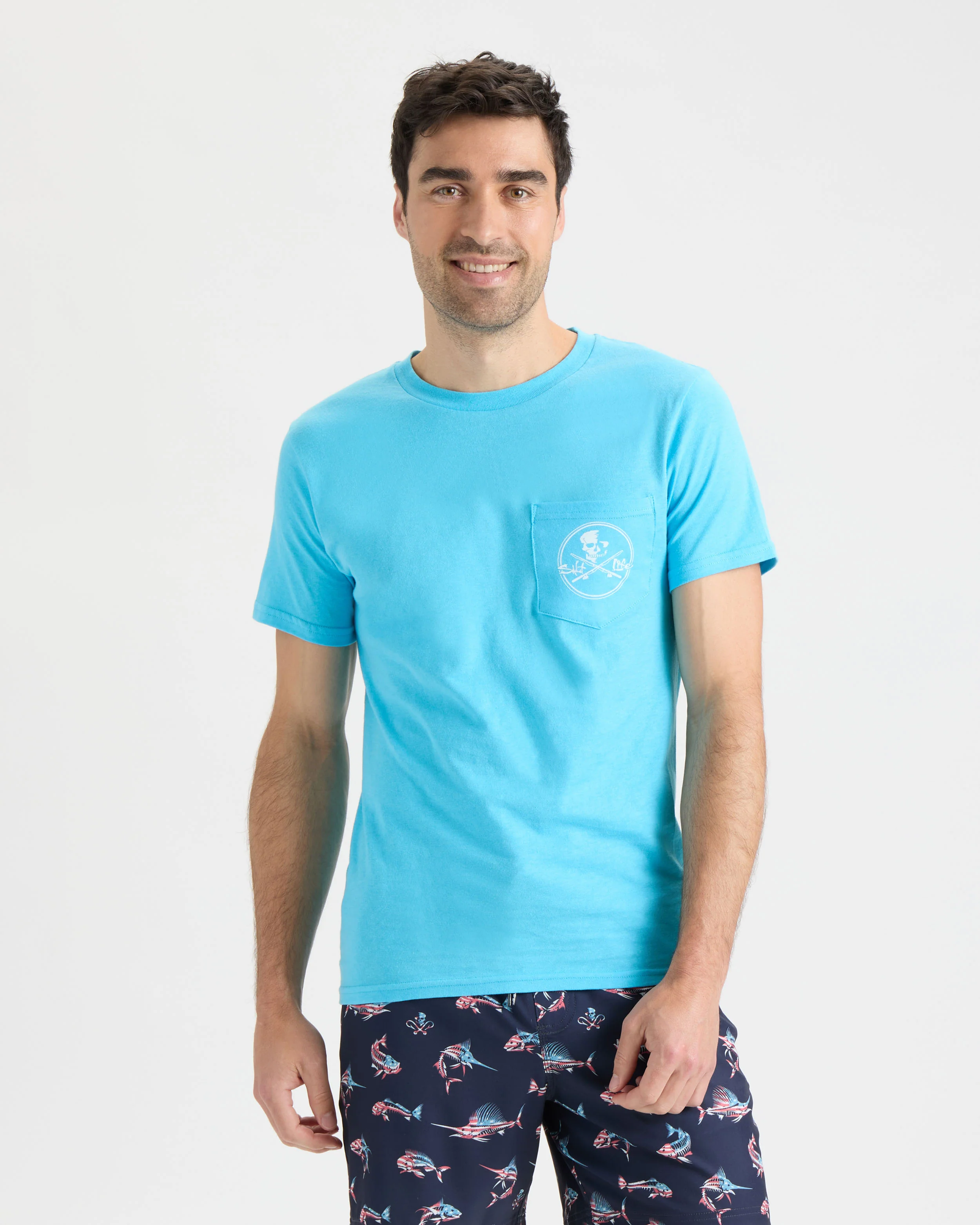 Men's Skull and Poles Short Sleeve Tee - Image 3