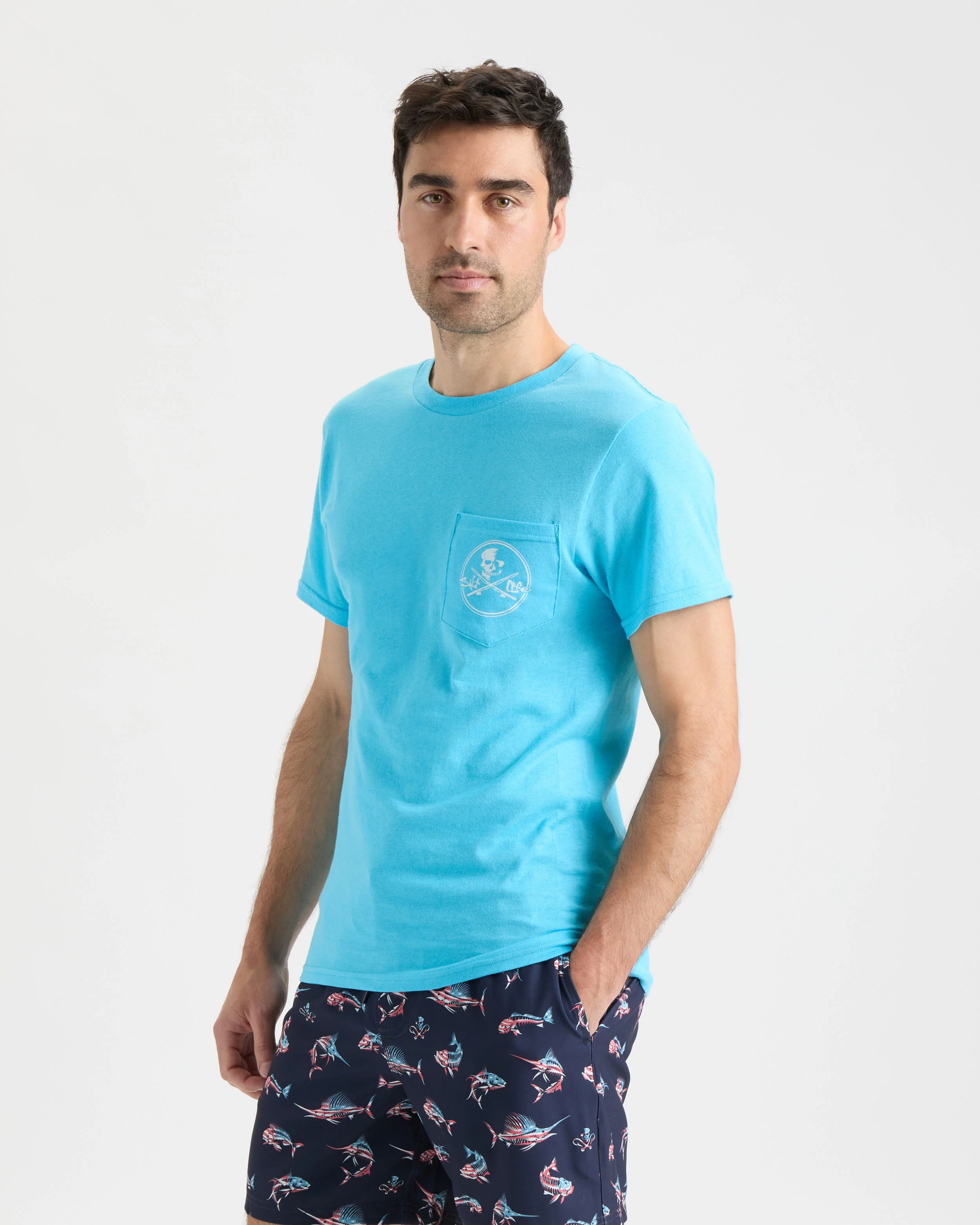 Men's Skull and Poles Short Sleeve Tee - Image 4
