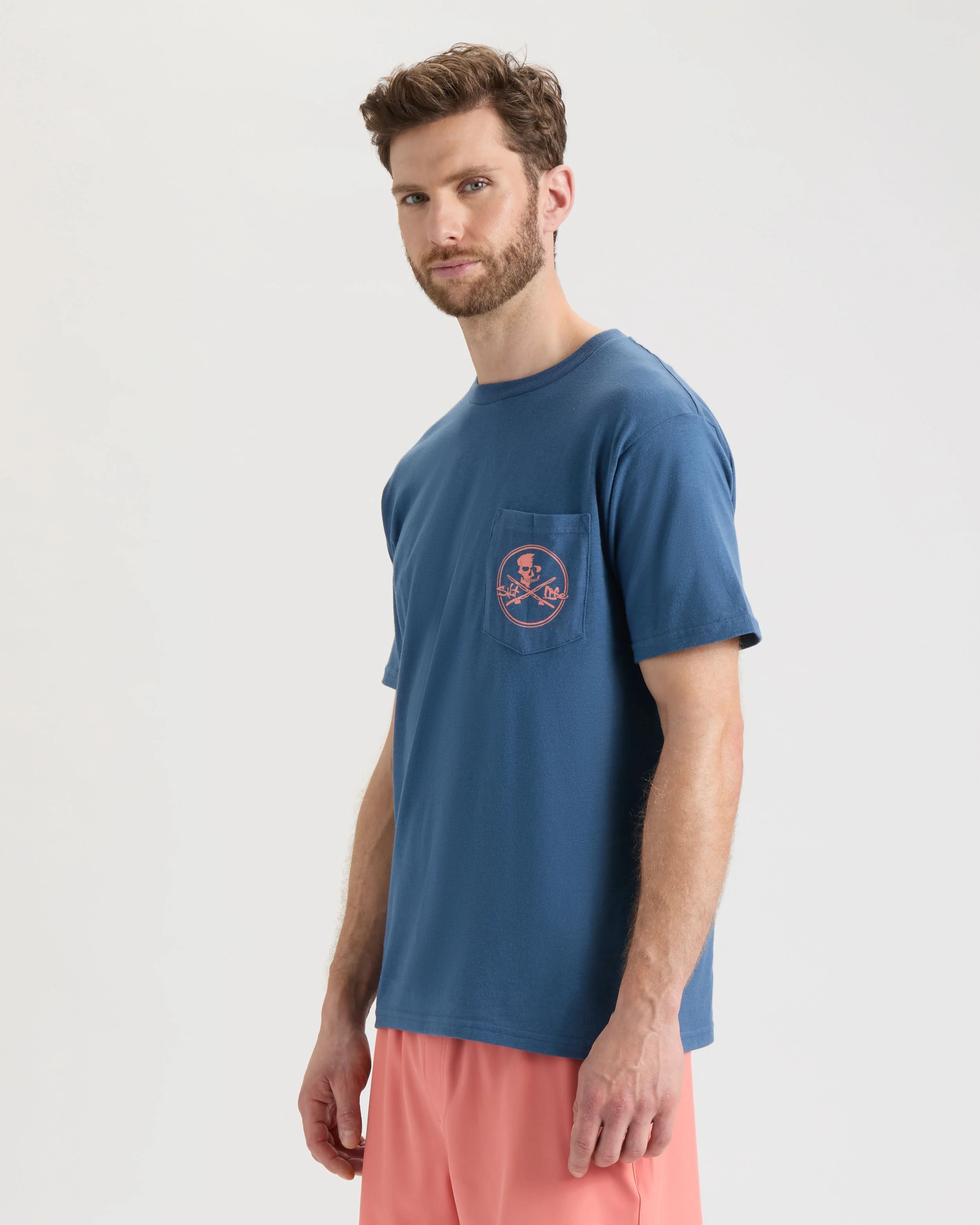 Men's Skull and Poles Short Sleeve Tee - Image 3