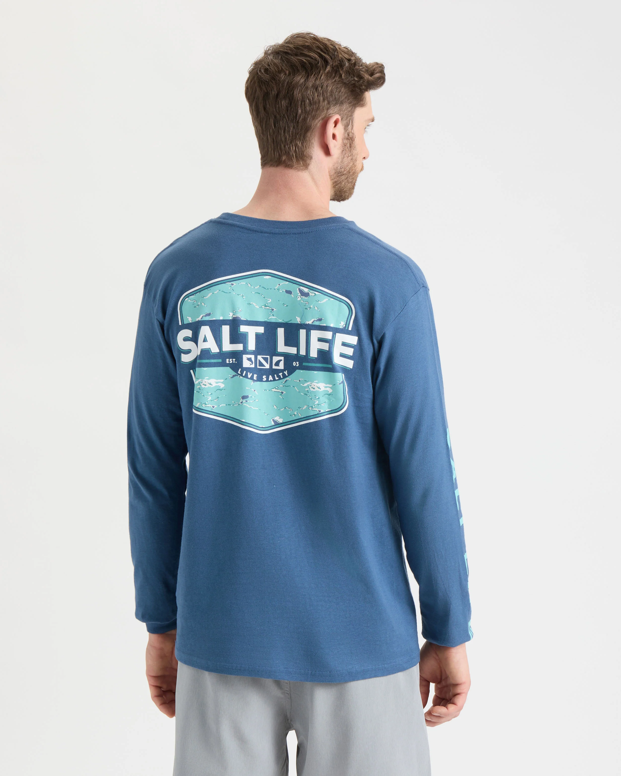 Men's Tactical Camo Long Sleeve Shirt - Image 5