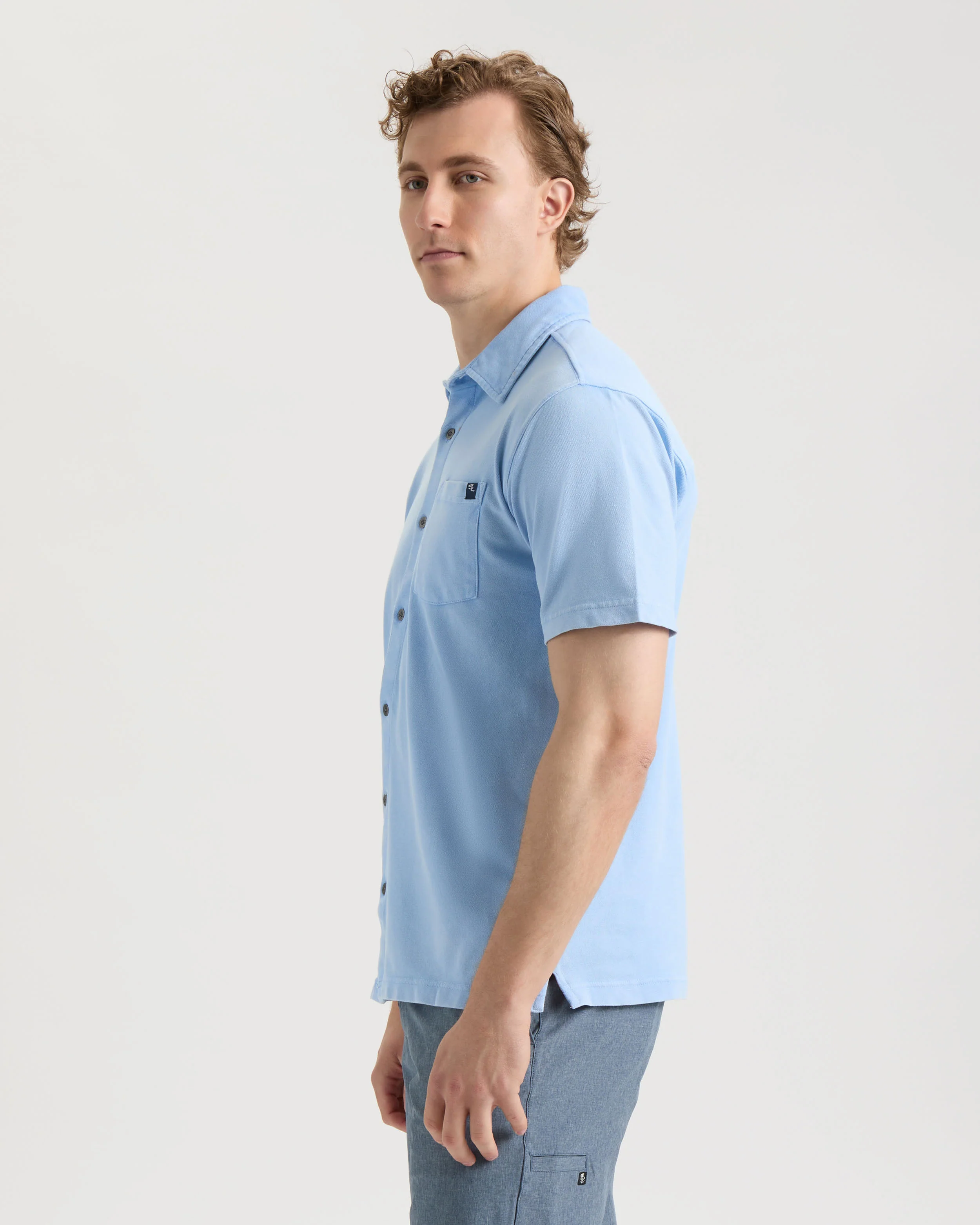 Men's Tidal Shift Woven Short Sleeve Shirt - Image 4