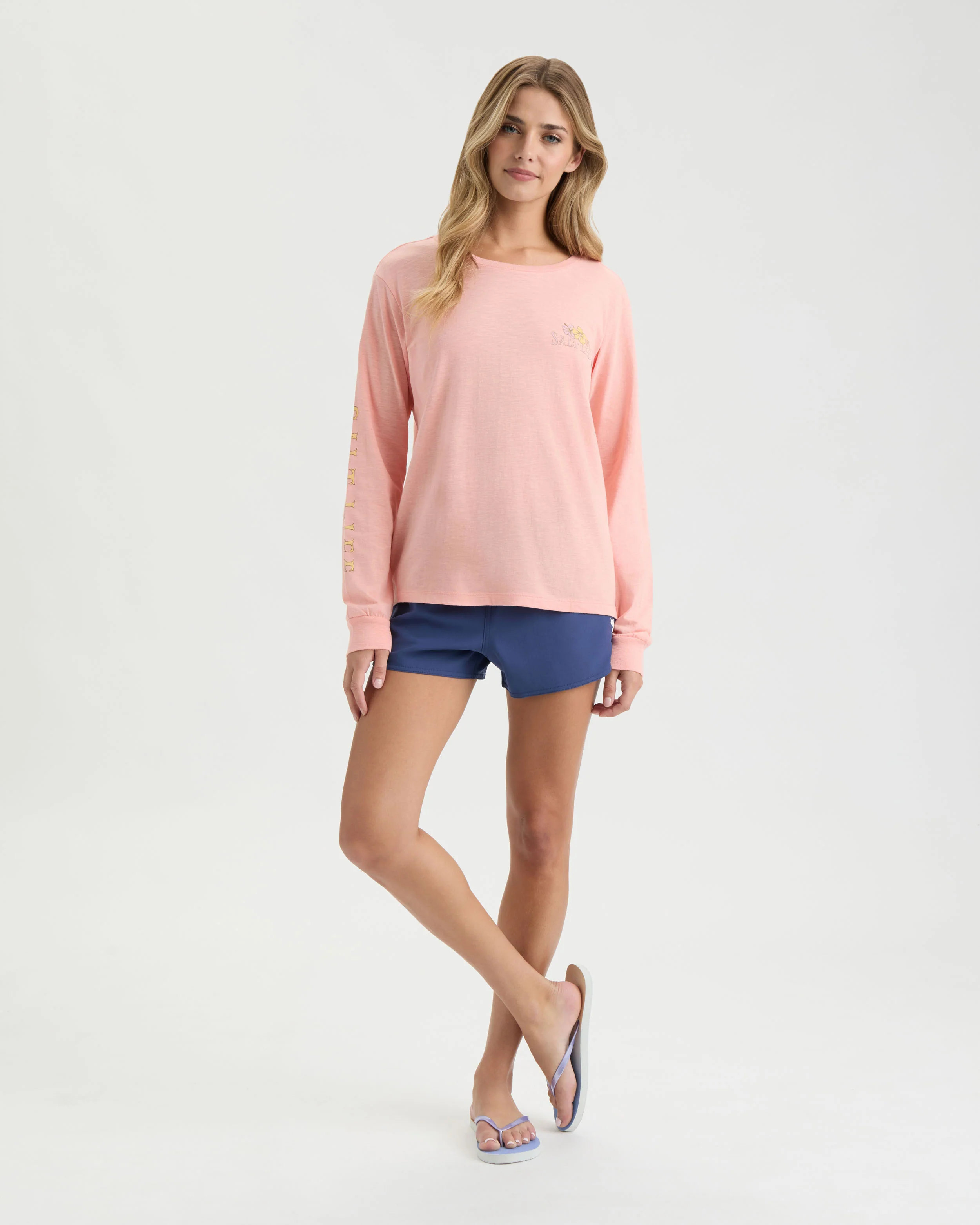 Women’s Tropic Tides Oversized Boyfriend Tee - Image 3