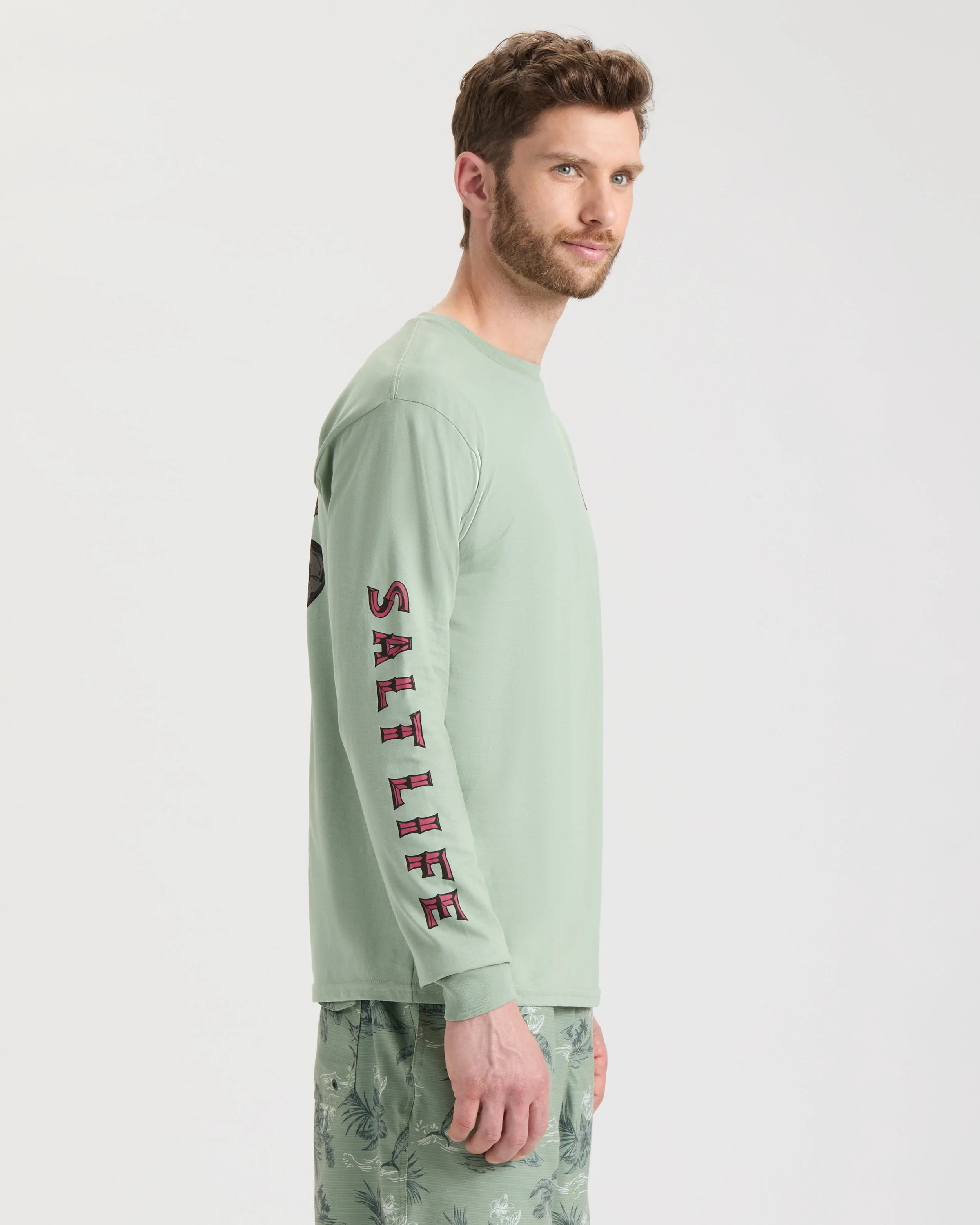 Men's Underwater Alien Long Sleeve Shirt - Image 4